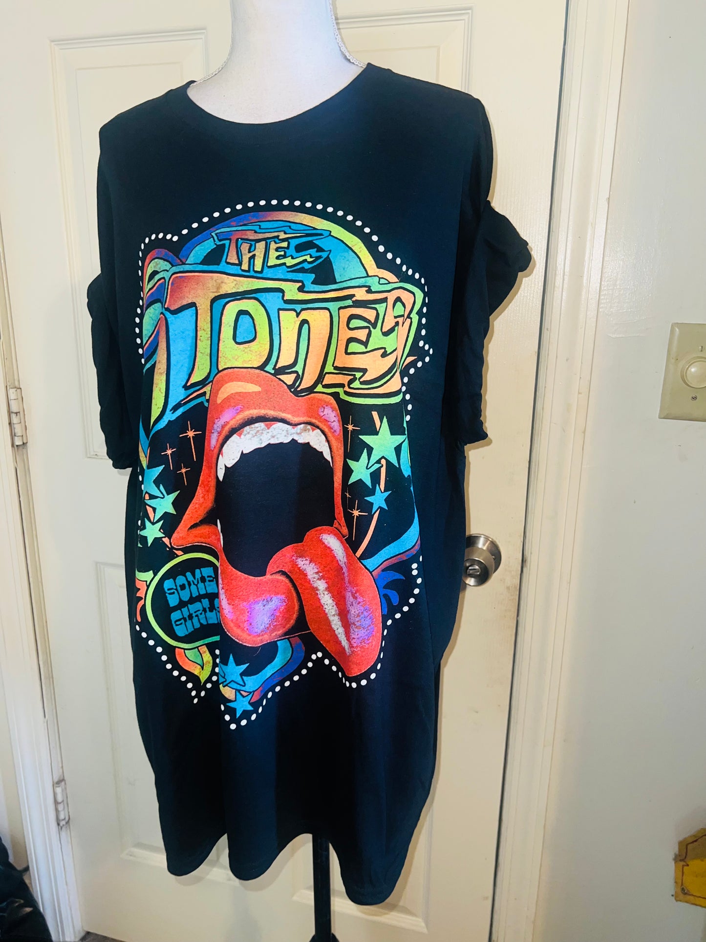Rolling Stones Oversized Distressed Tee