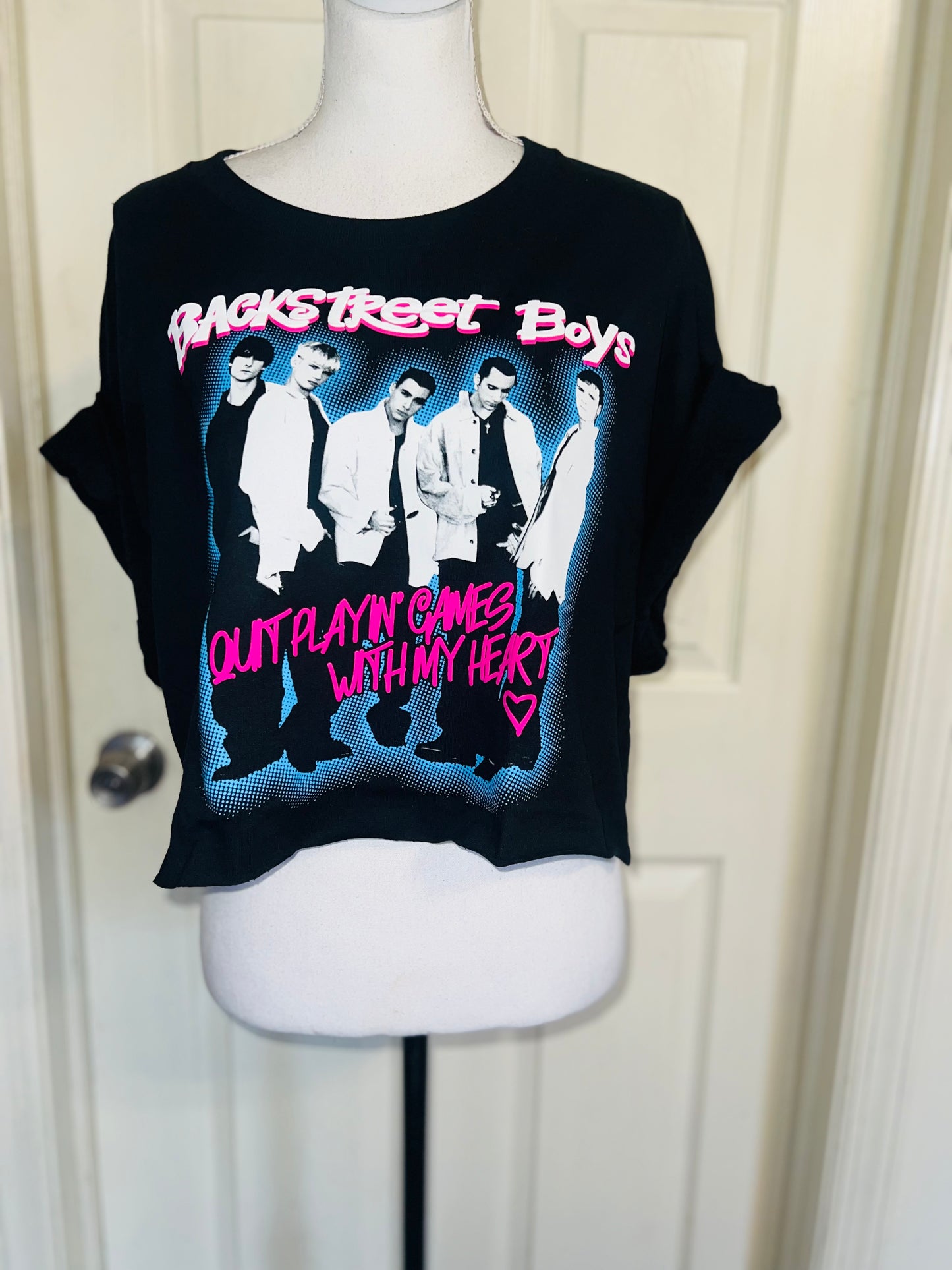 Backstreet Boys Oversized Distressed Tee