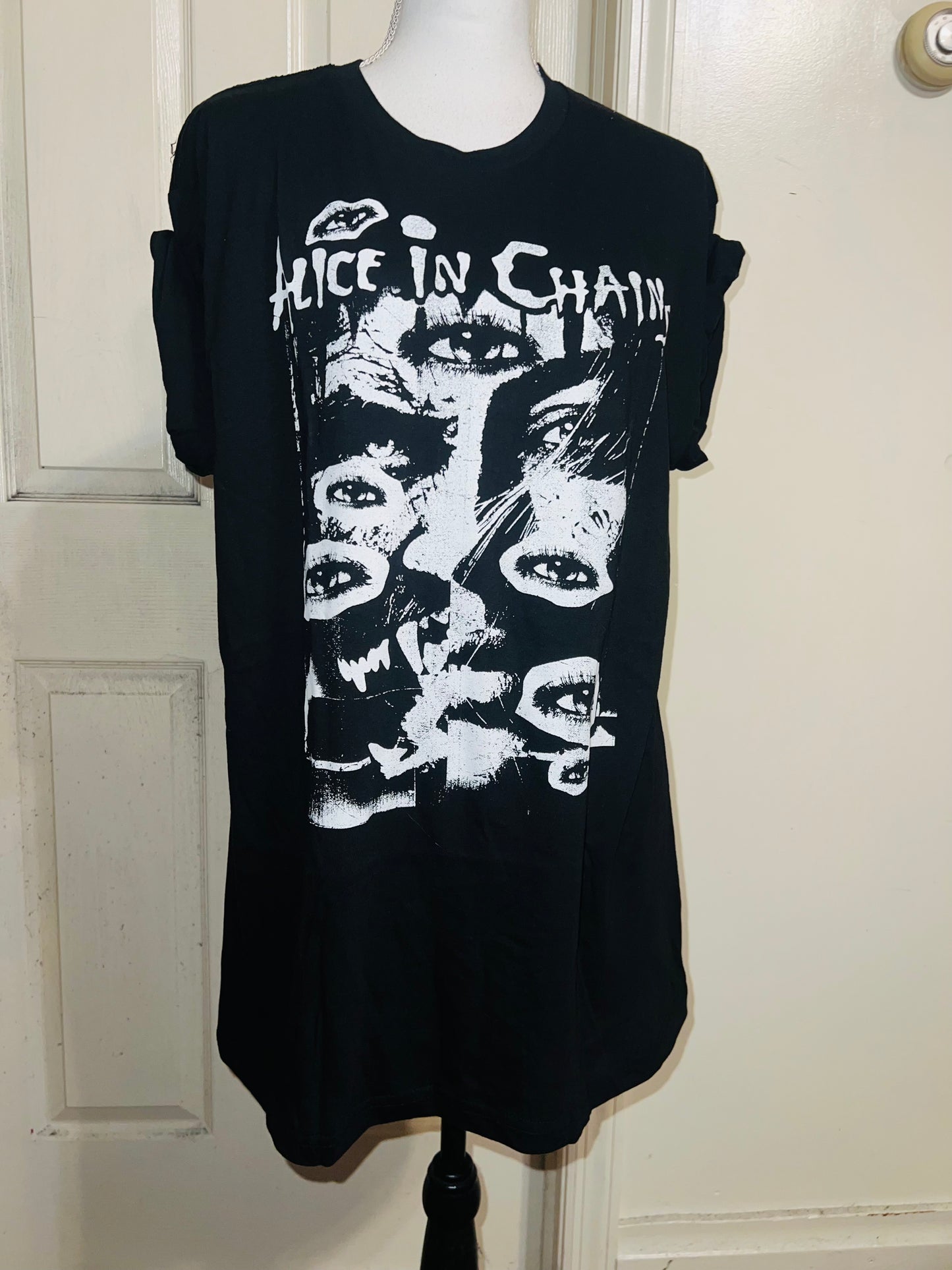Alice In Chains Oversized Distressed Tee