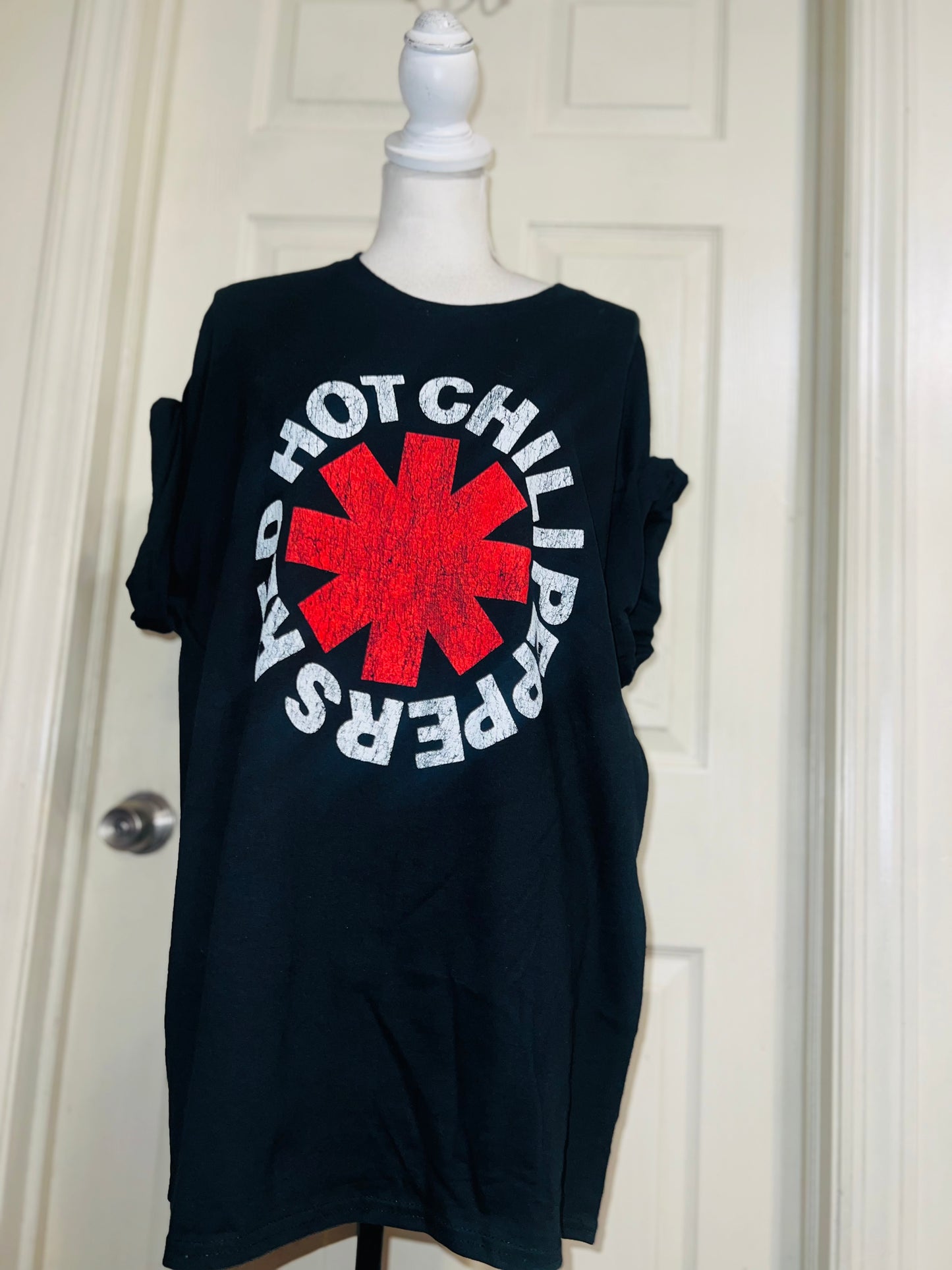 Red Hot Chili Peppers Oversized Distressed Tee
