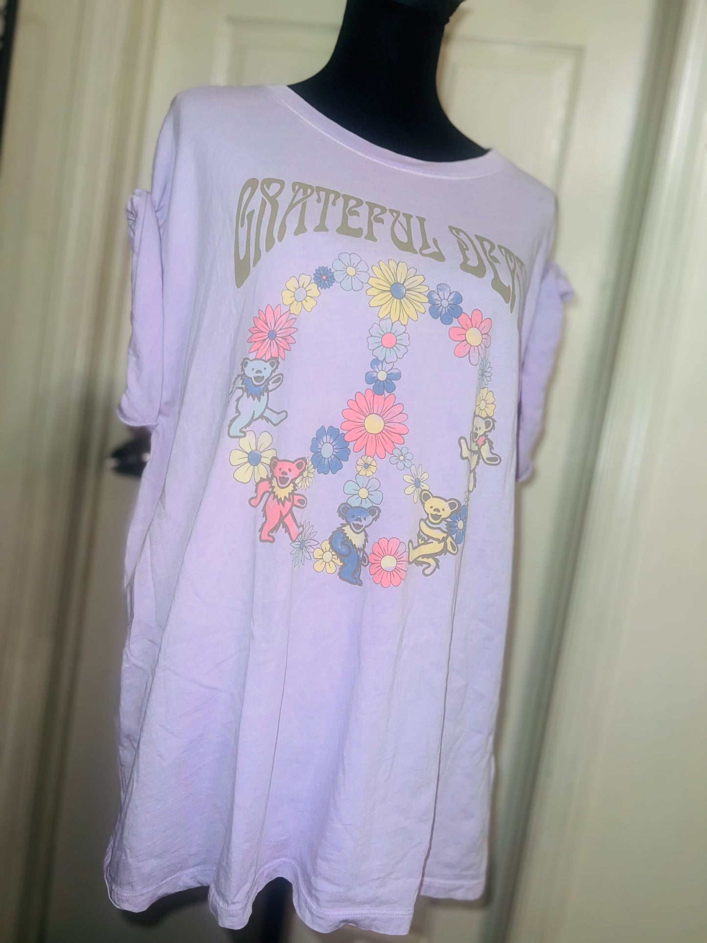 The Grateful Dead Oversized Distressed Tee