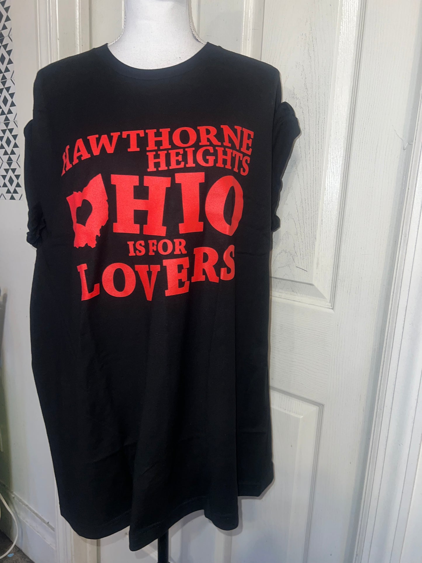 Hawthorne Heights Oversized Distressed Tee