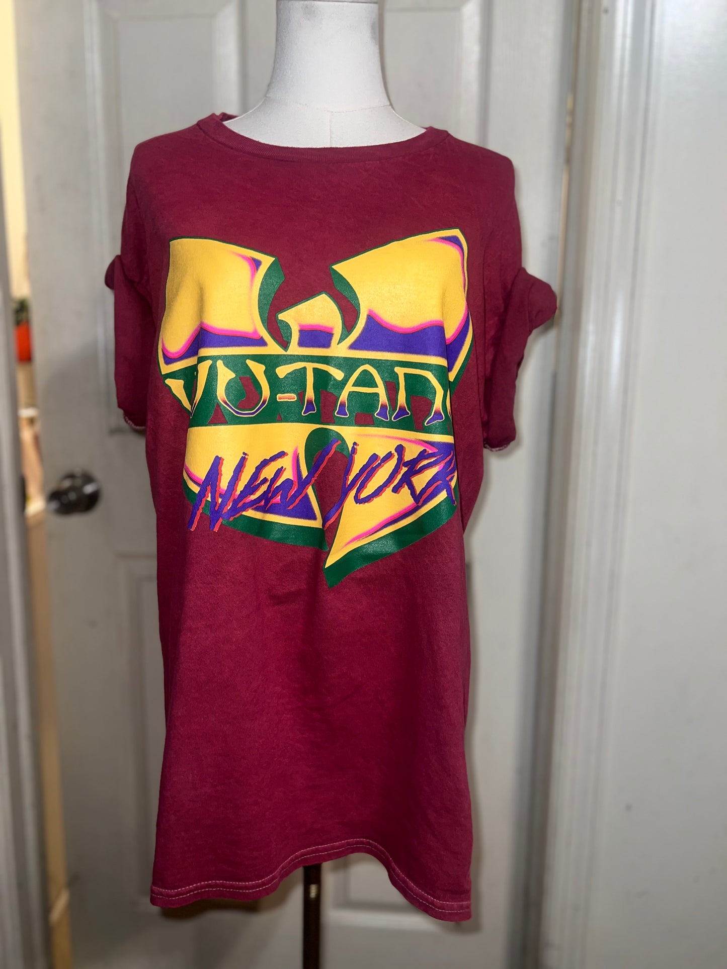 Wu-Tang Clan Oversized Distressed Tee