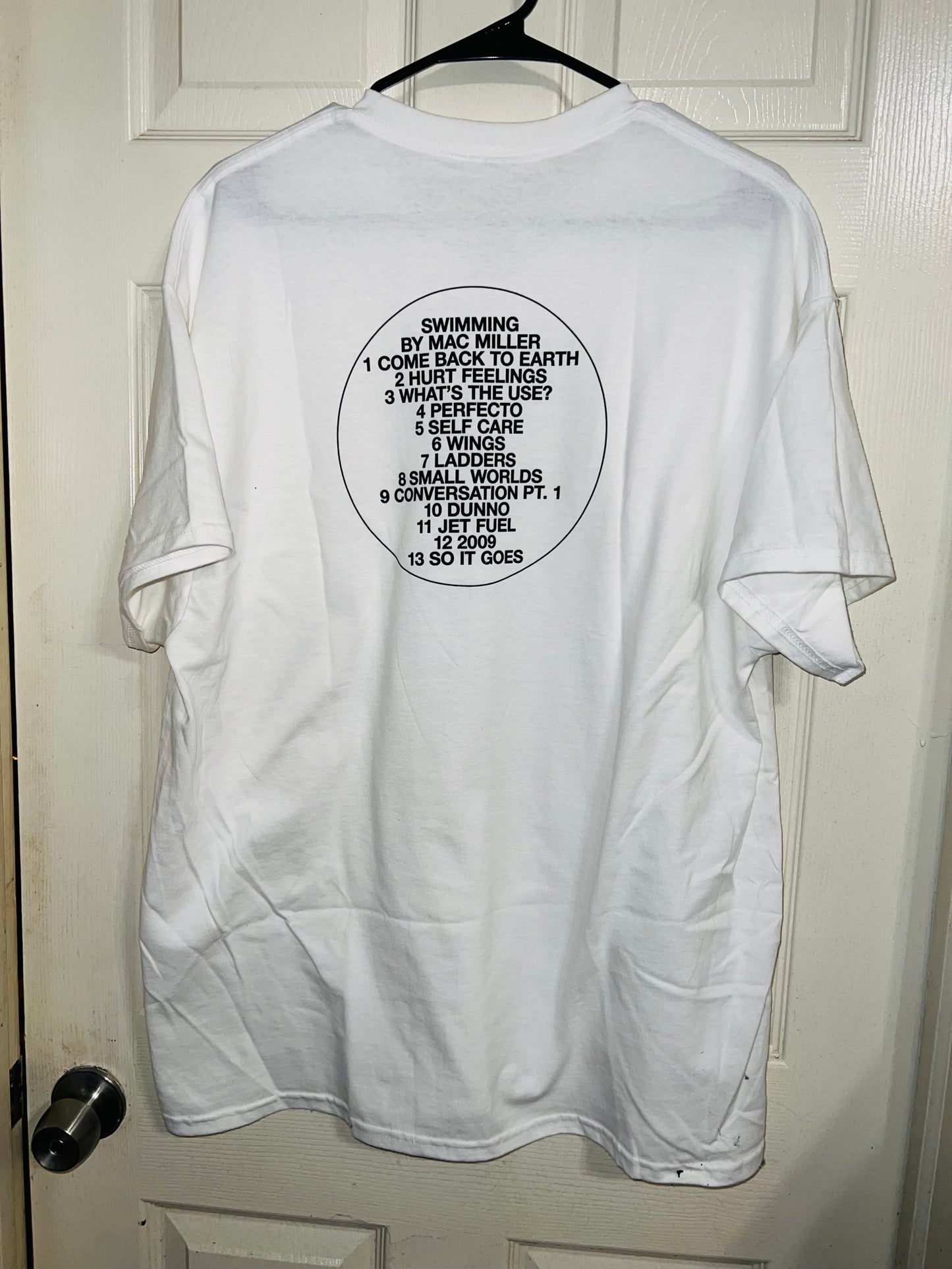 Mac Miller Swimming Double Sided Oversized Tee
