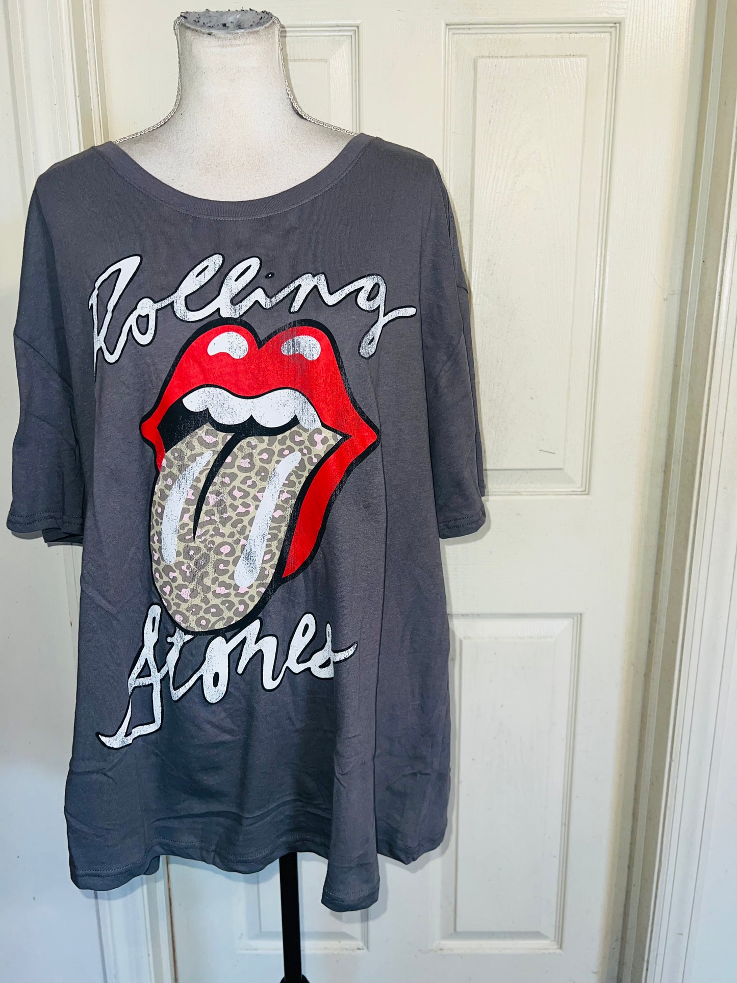 Rolling Stones Oversized Distressed Tee