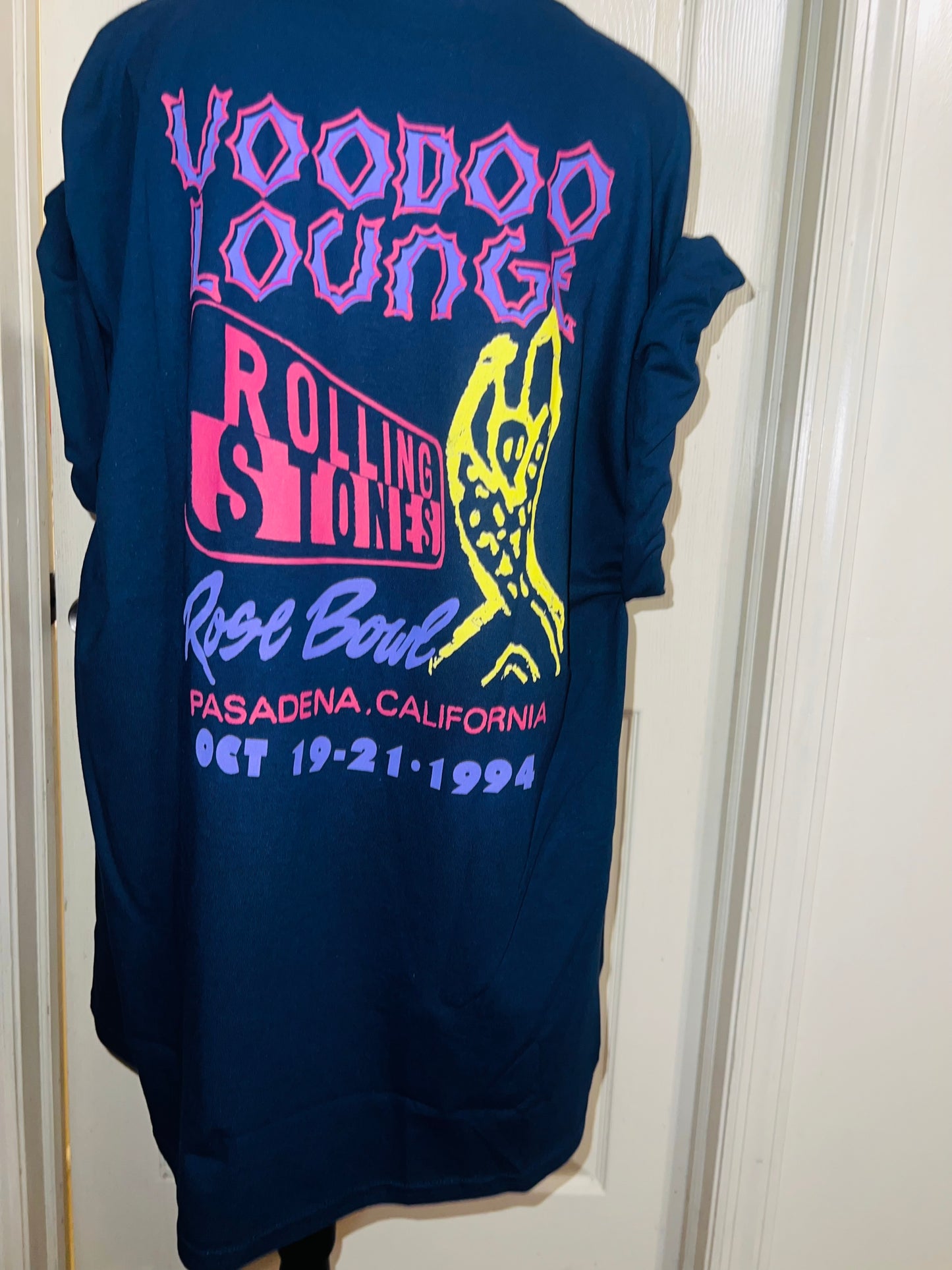 The Rolling Stones Double Sided Oversized Distressed Tee