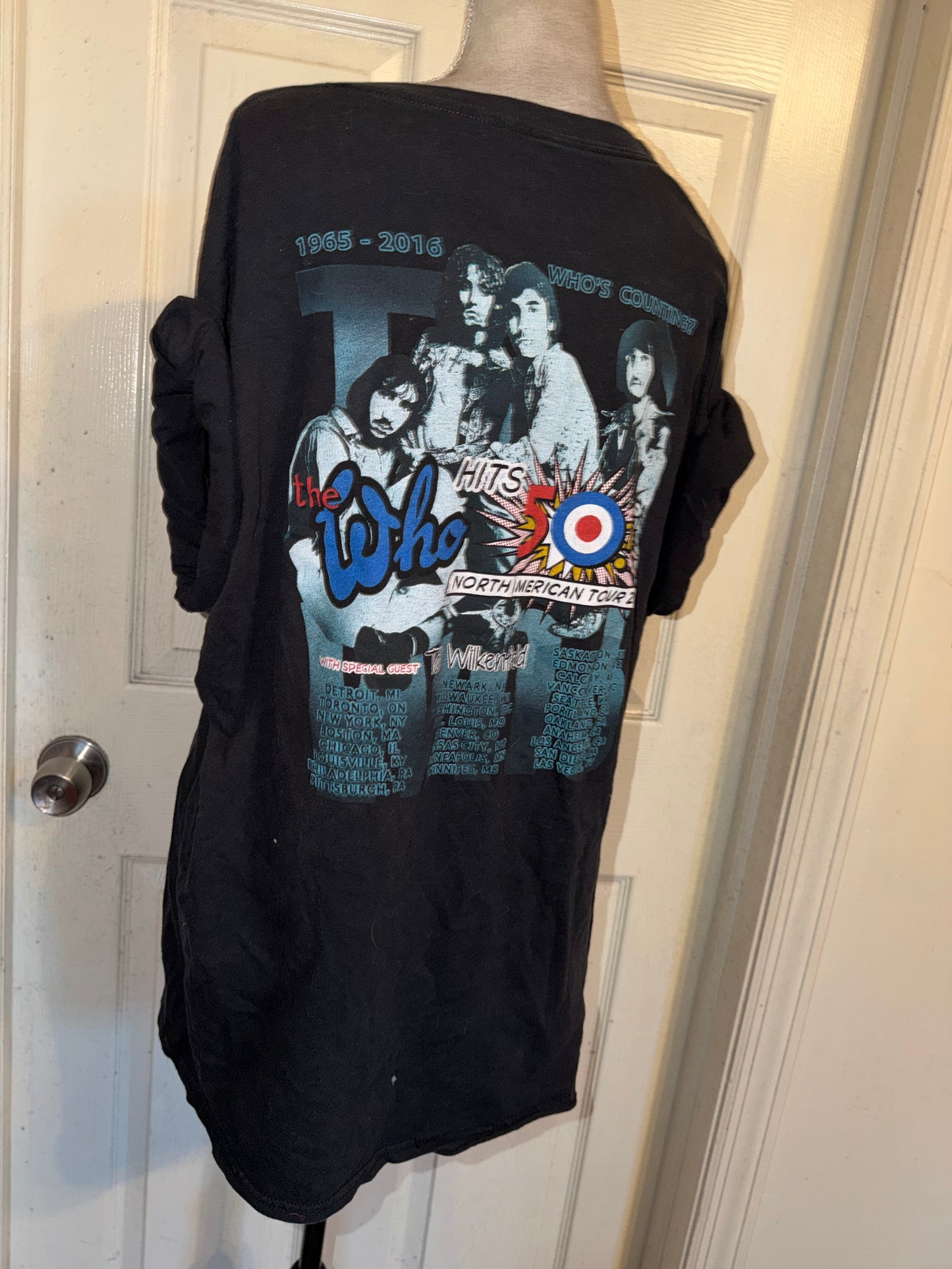 The Who Oversized Distressed Tee