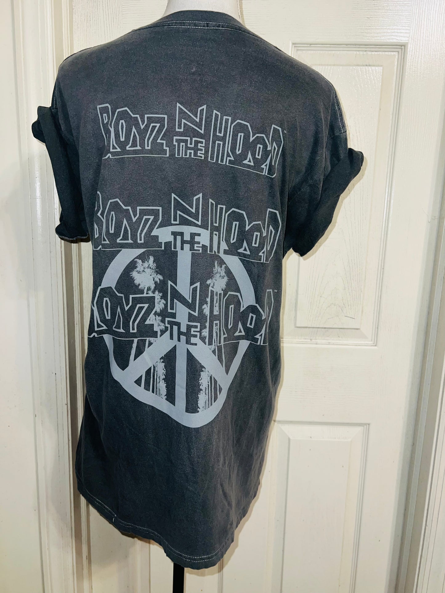 Boyz in The Hood Double Sided Oversized Distressed Tee