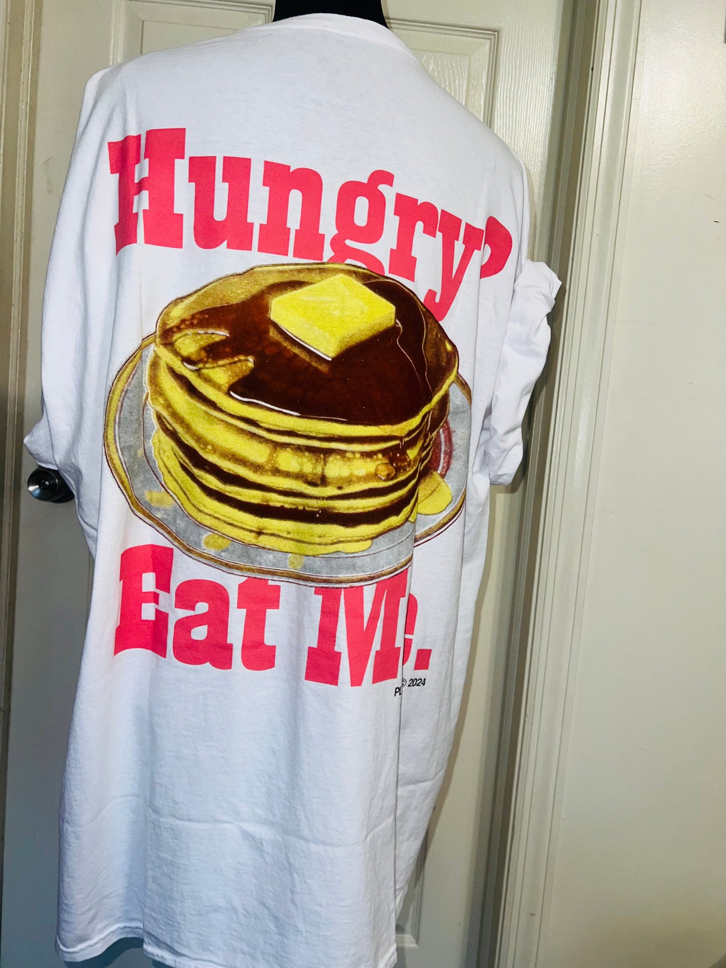 Playboy Pancake Double Sided Distressed Tee