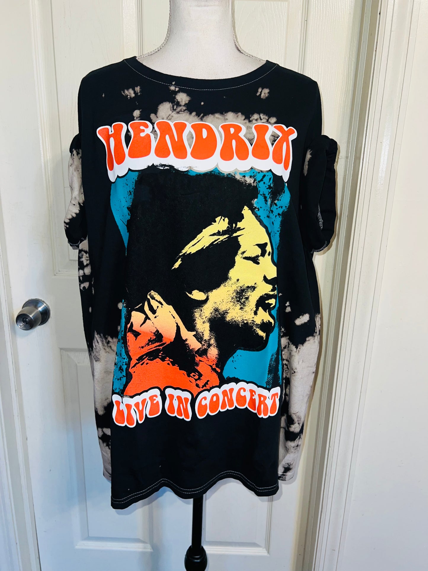 Jimi Hendrix Oversized Distressed Tee