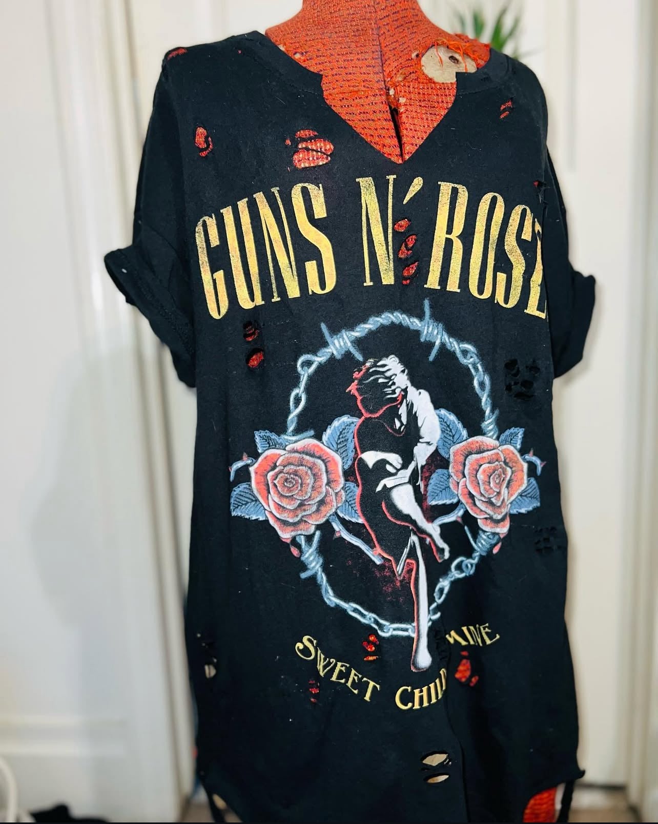 Guns n’ Roses Oversized Distressed Tee
