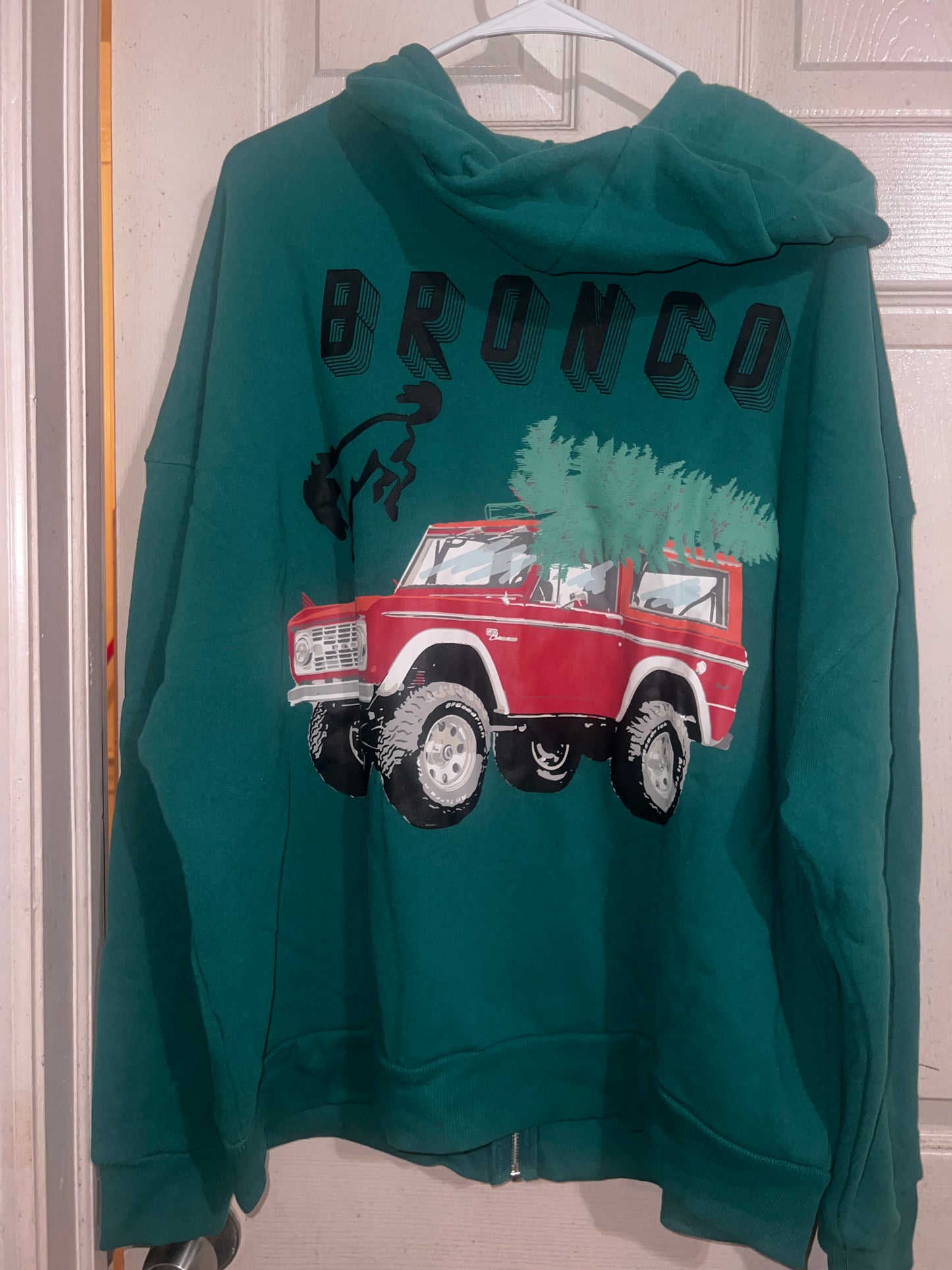 Ford Bronco Double Sided Zip Up Sweatshirt