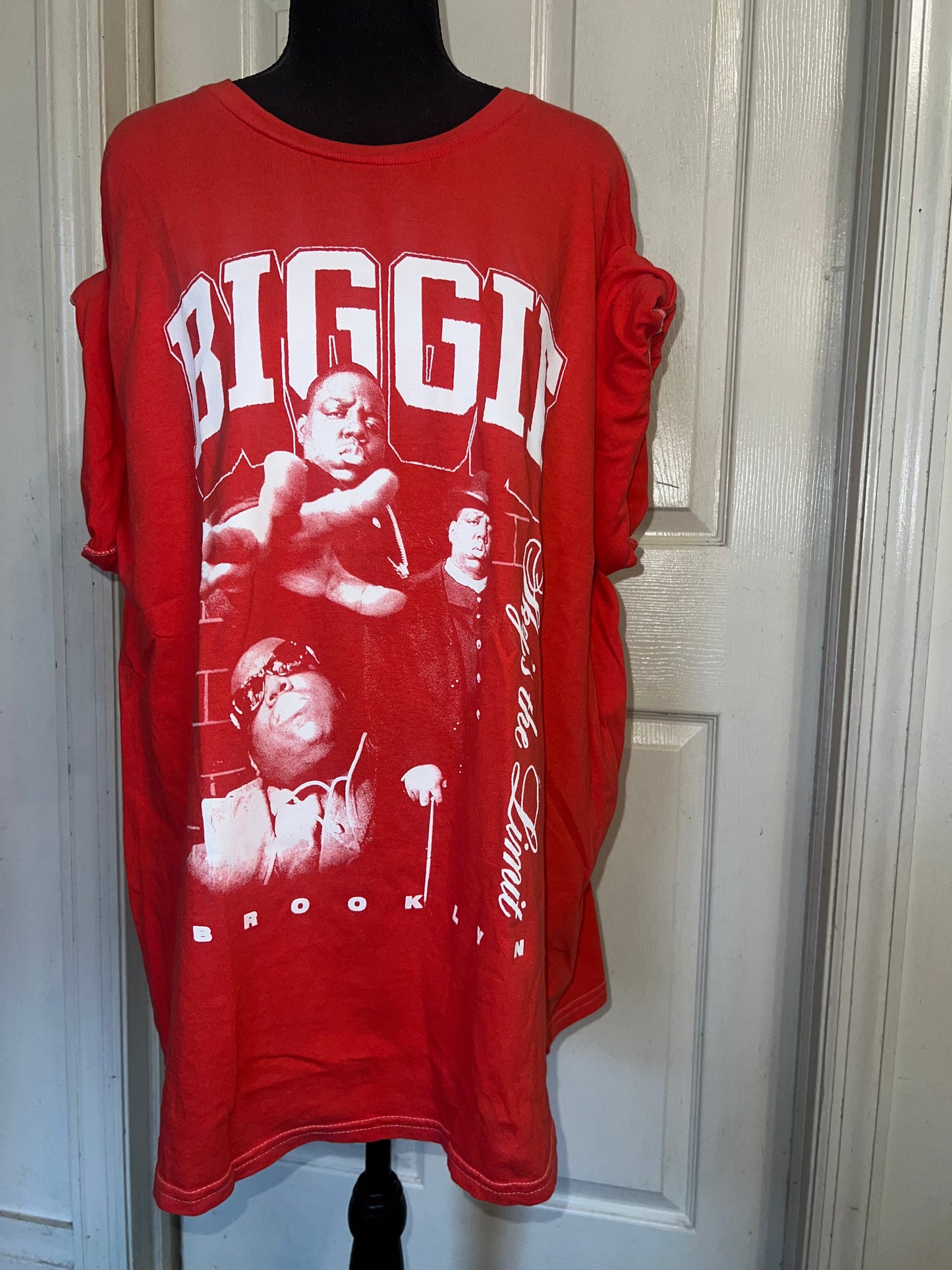 Biggie Smalls Oversized Distressed Tee