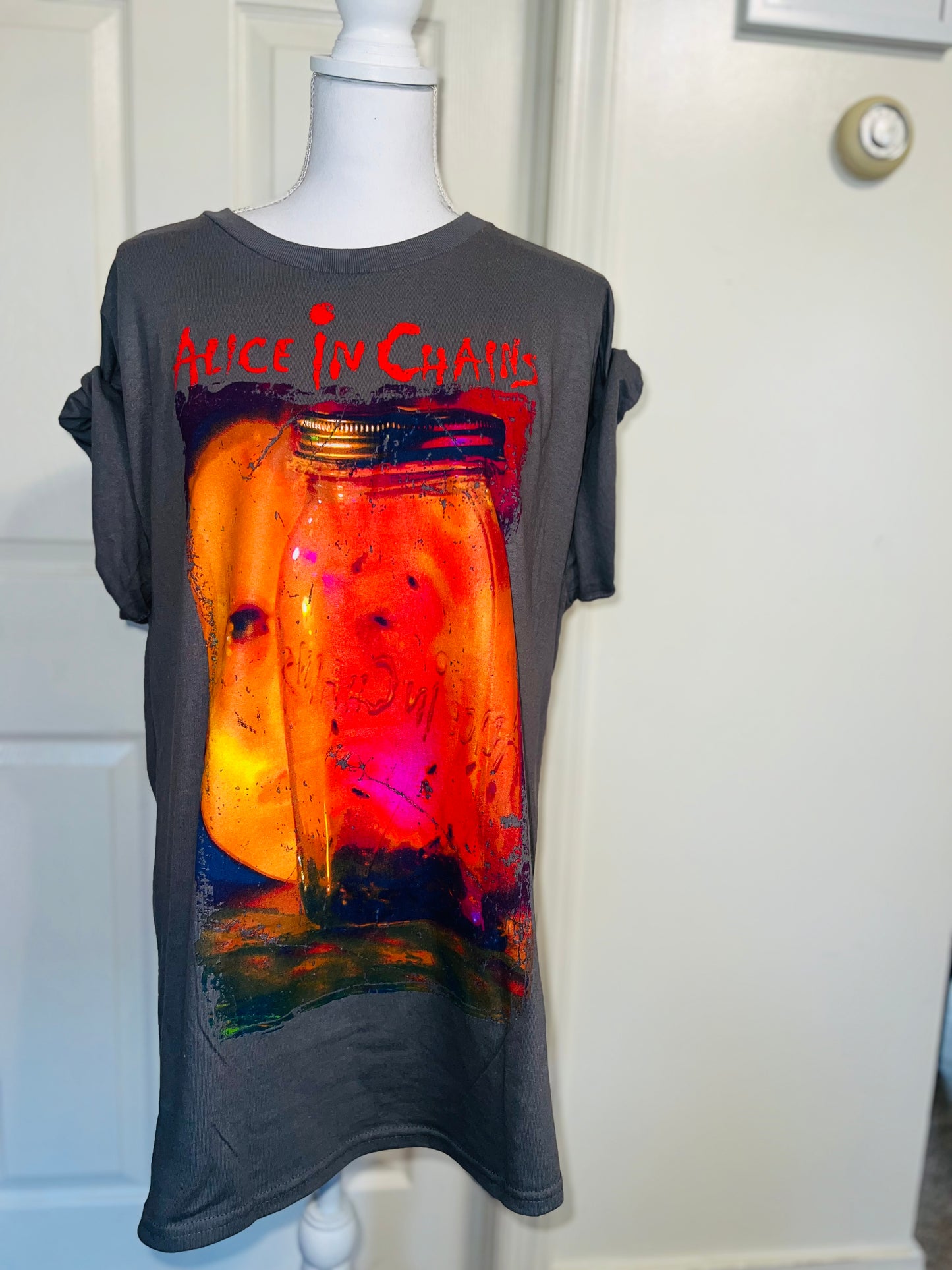 Alice In Chains Oversized Distressed Tee