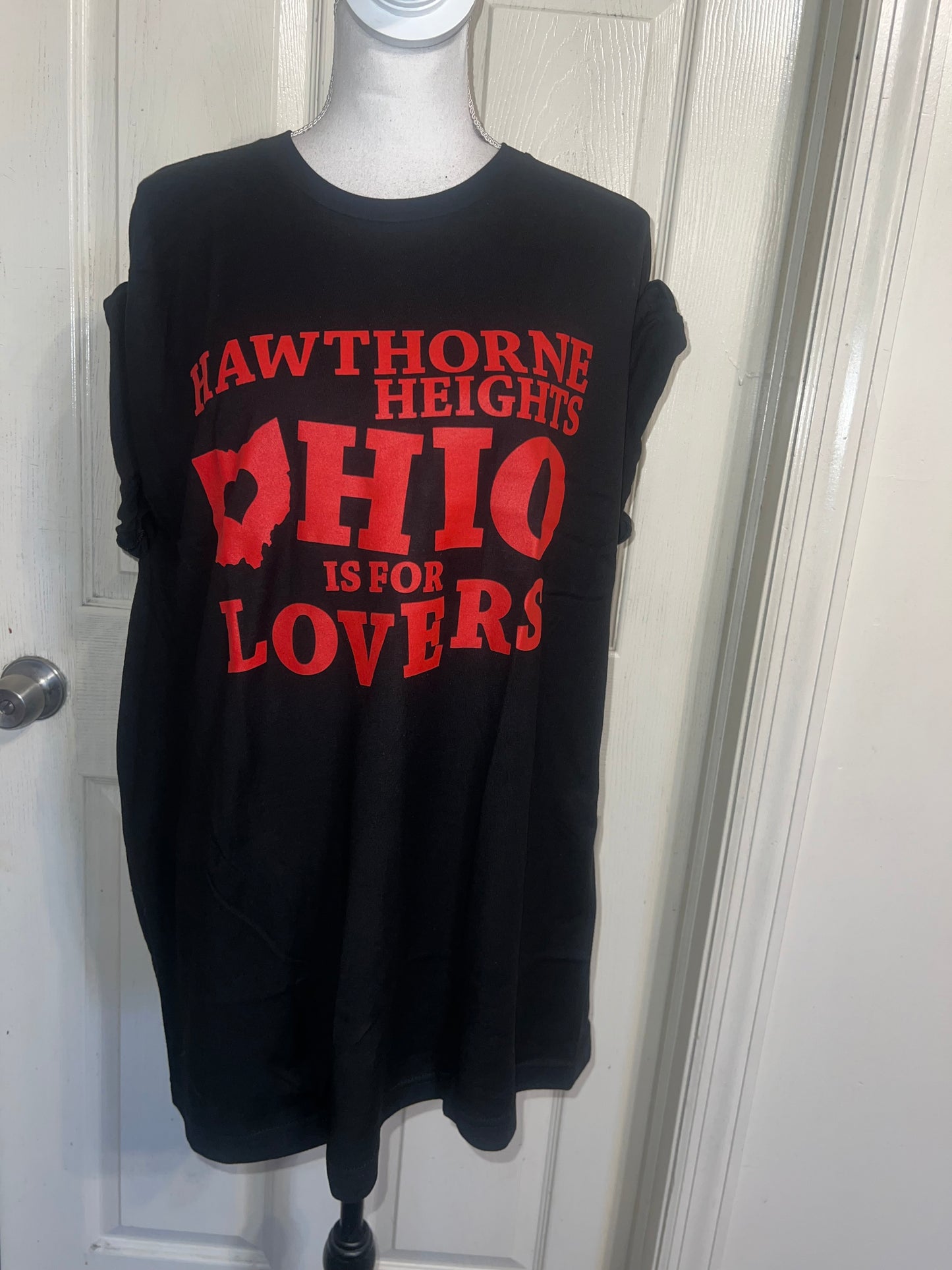 Hawthorne Heights Oversized Distressed Tee