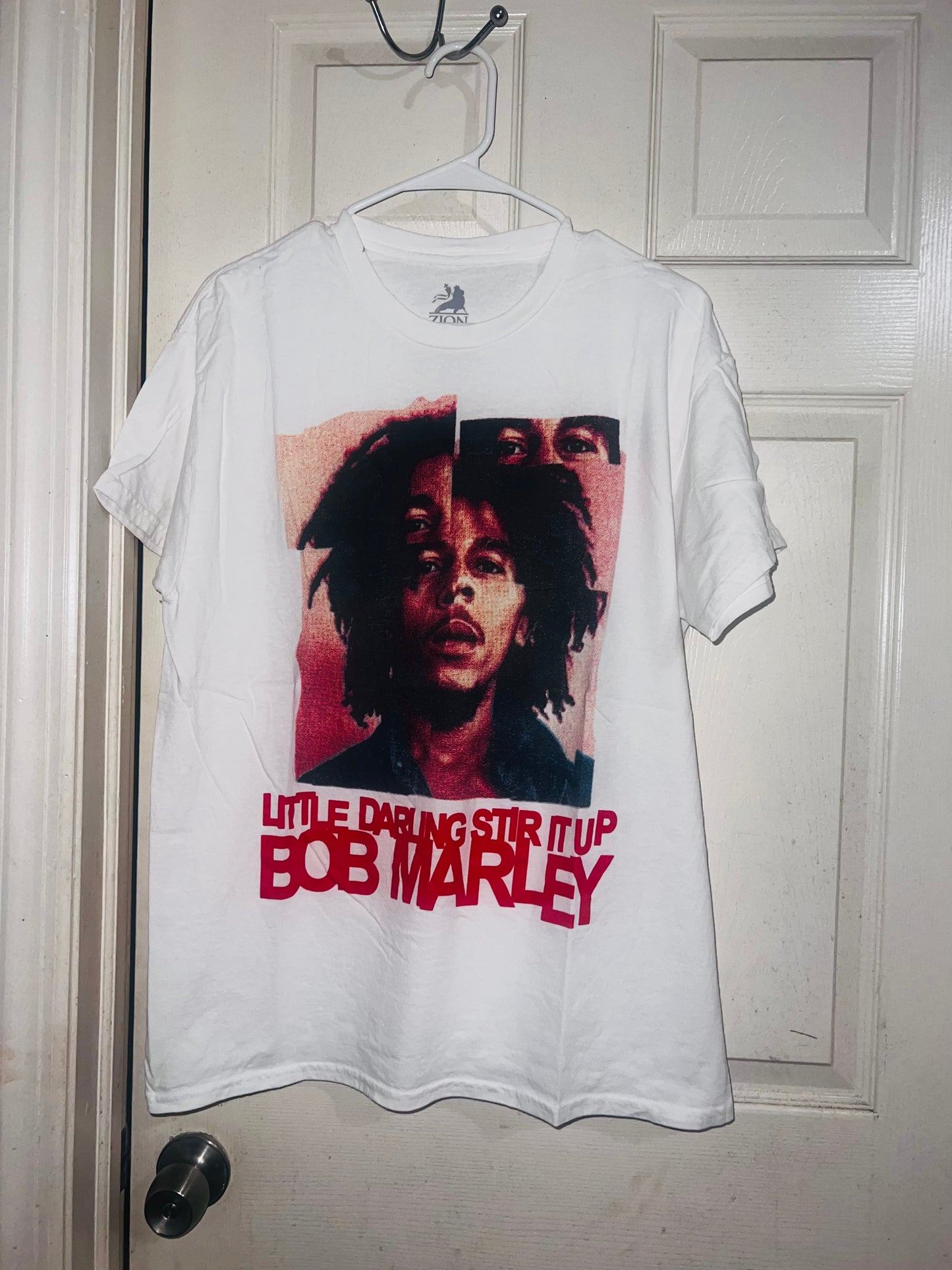 Bob Marley Oversized Distressed Tee