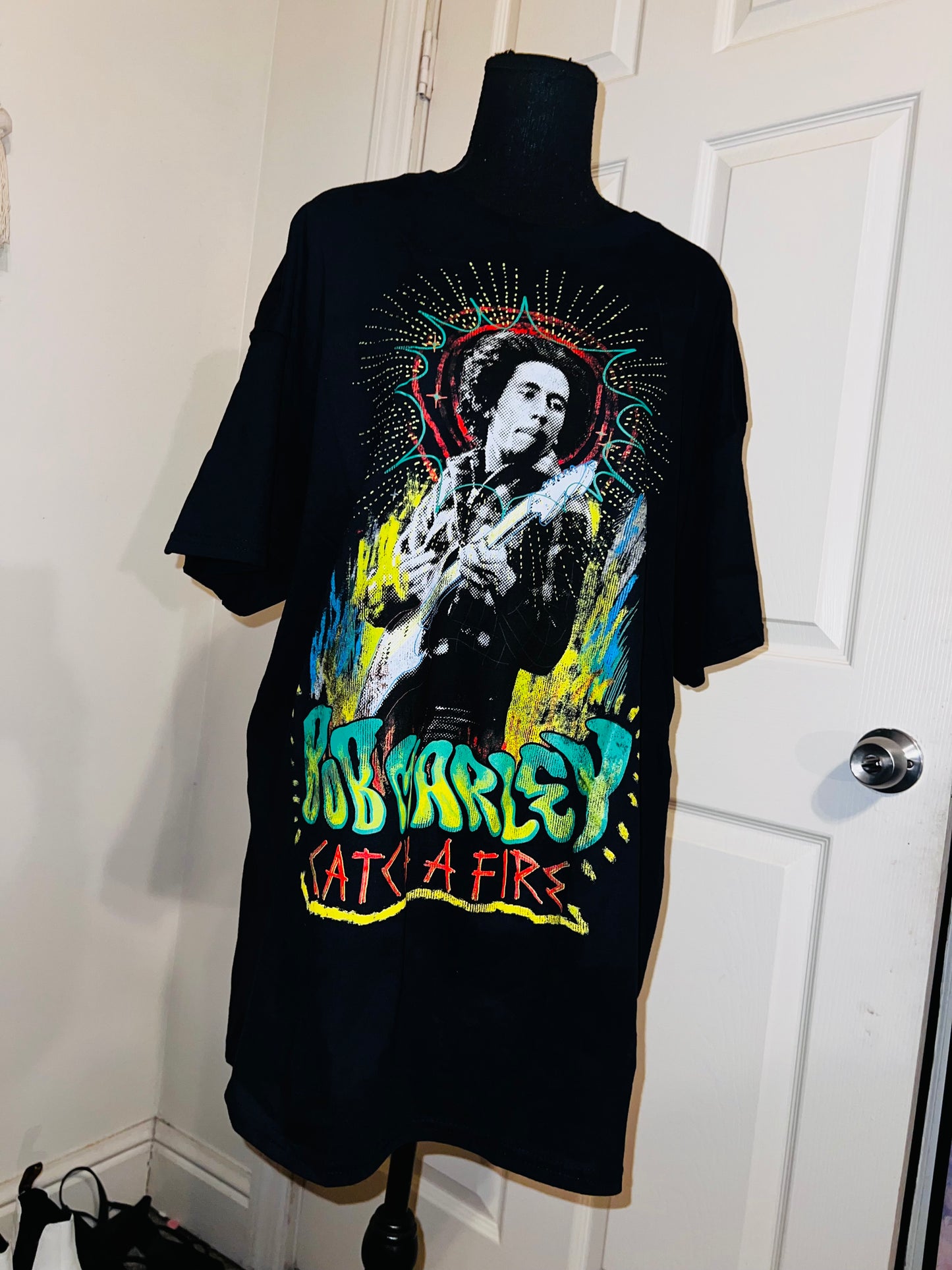 Bob Marley Double Sided Oversized Tee
