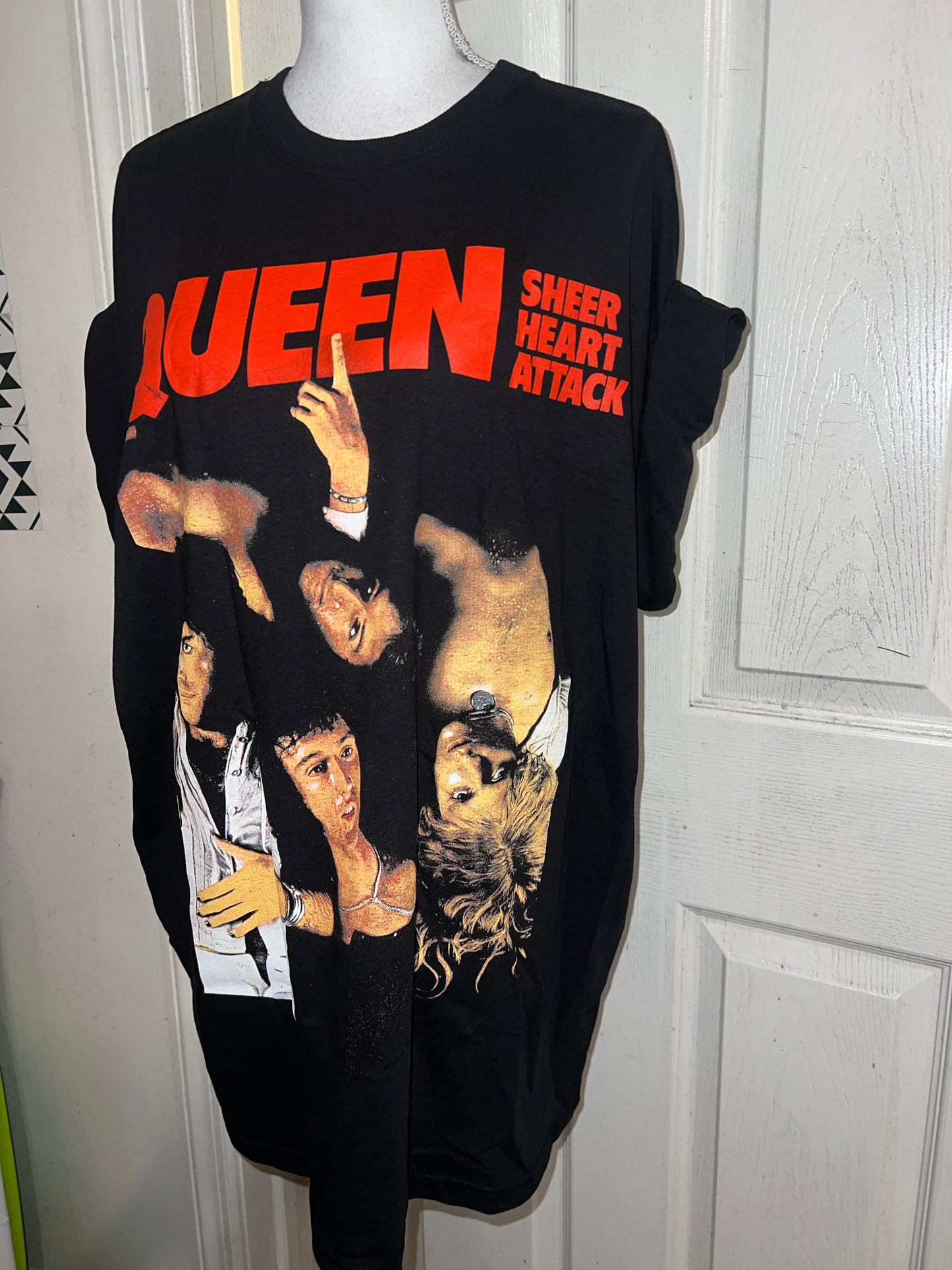 Queen Oversized Distressed Tee