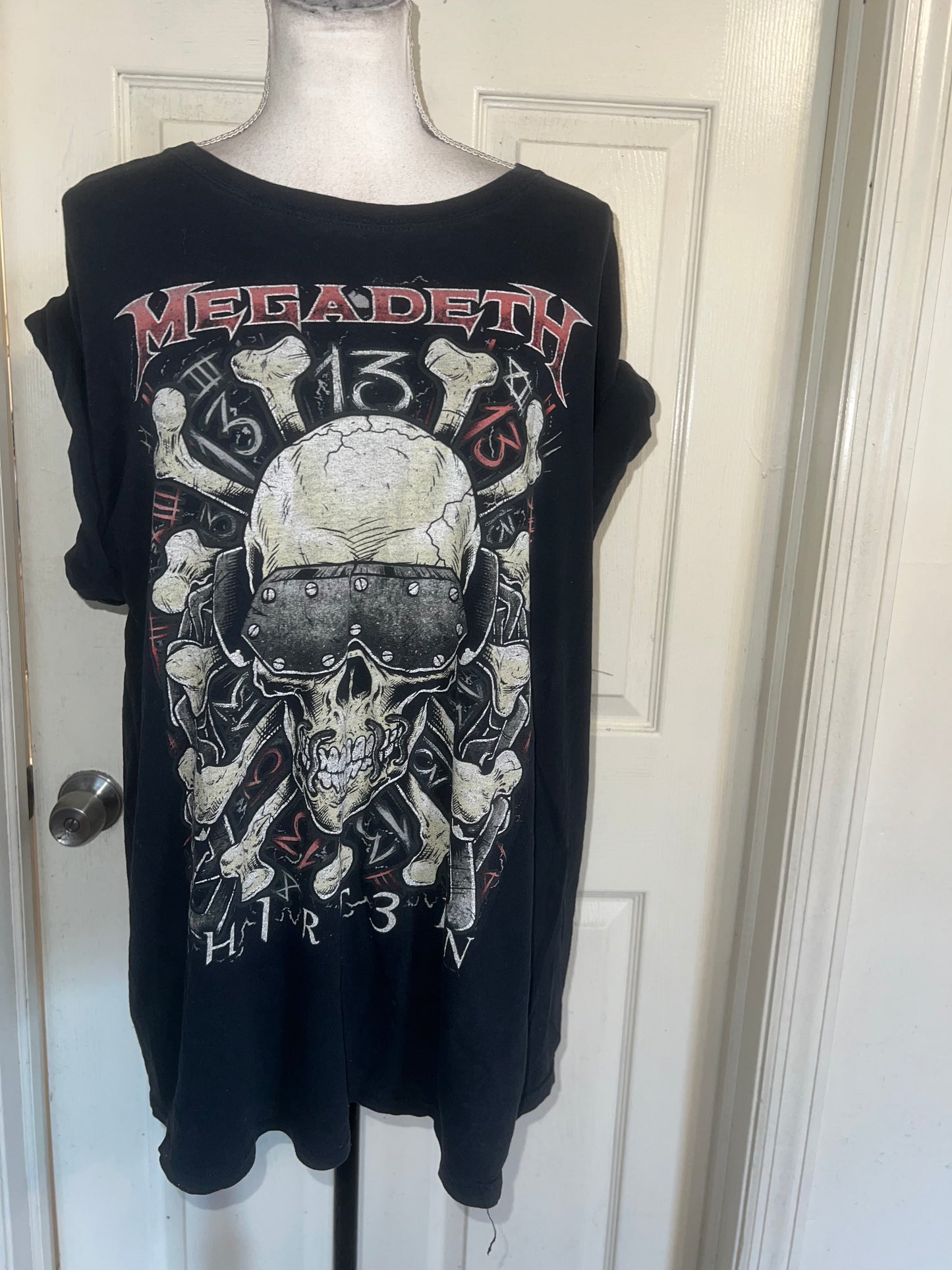 Megadeath American Vintage Oversized Distressed Tee