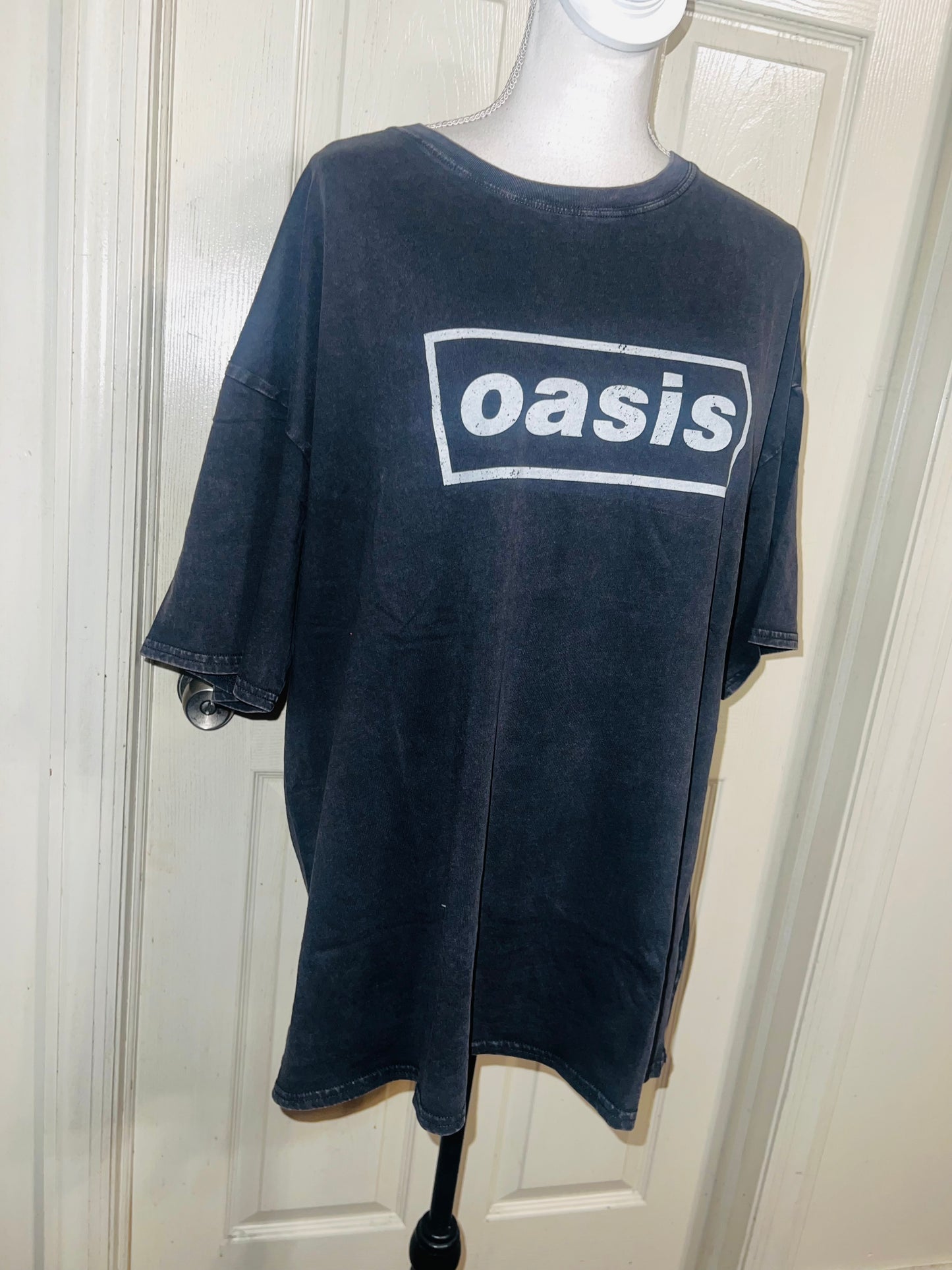 Oasis Double Sided Oversized Distressed Tee