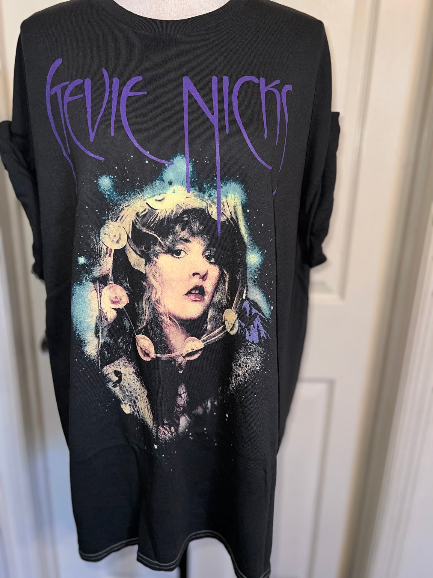 Stevie Nicks Oversized Distressed Tee