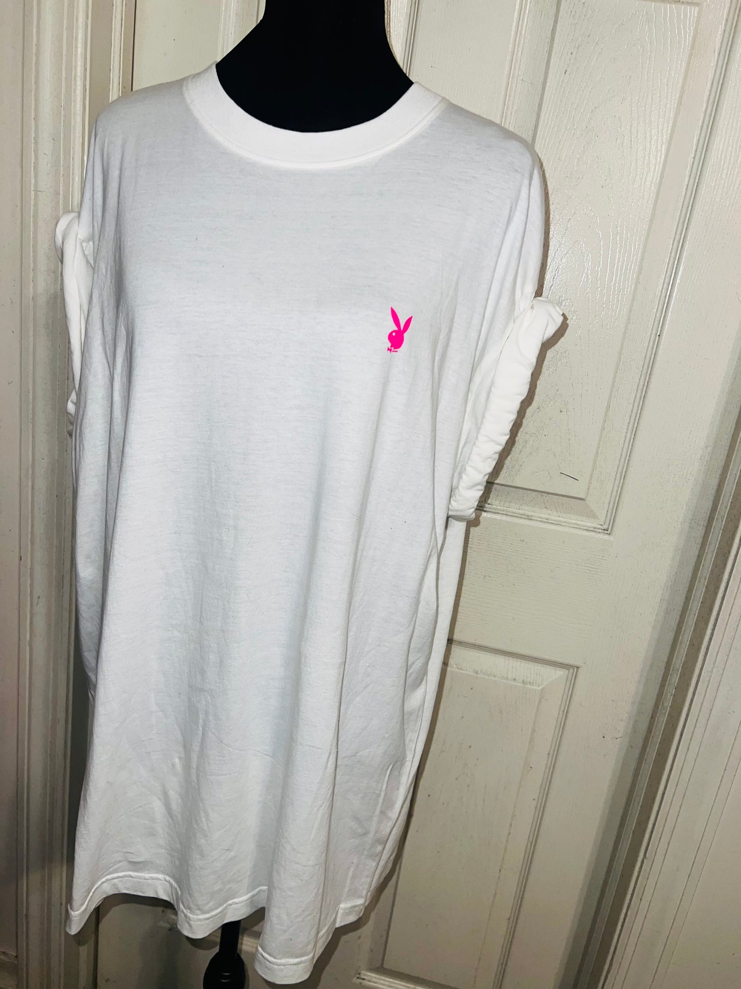 Playboy Surf Club Double Sided Oversized Distressed Tee