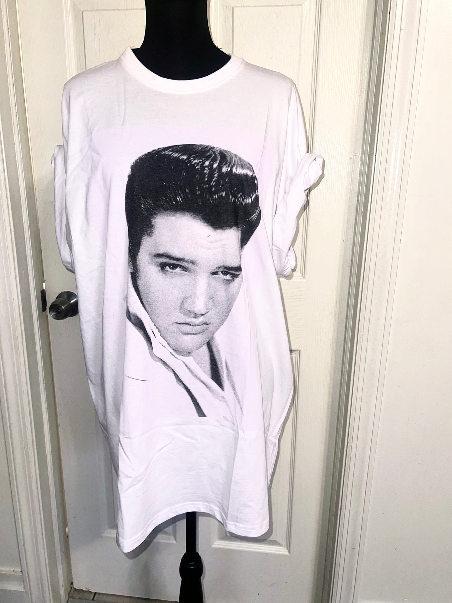 Elvis Oversized Distressed Tee