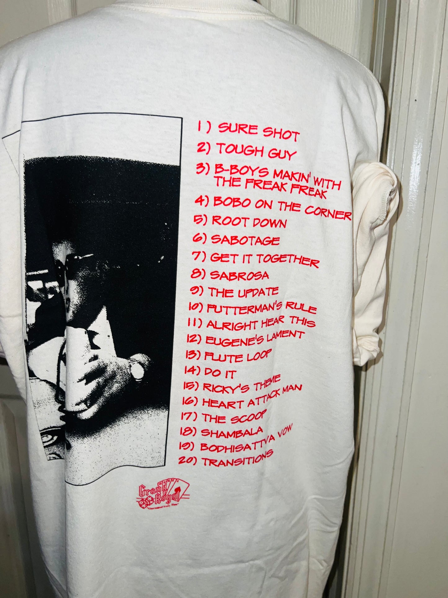 Beastie Boys Double Sided Oversized Distressed Tee