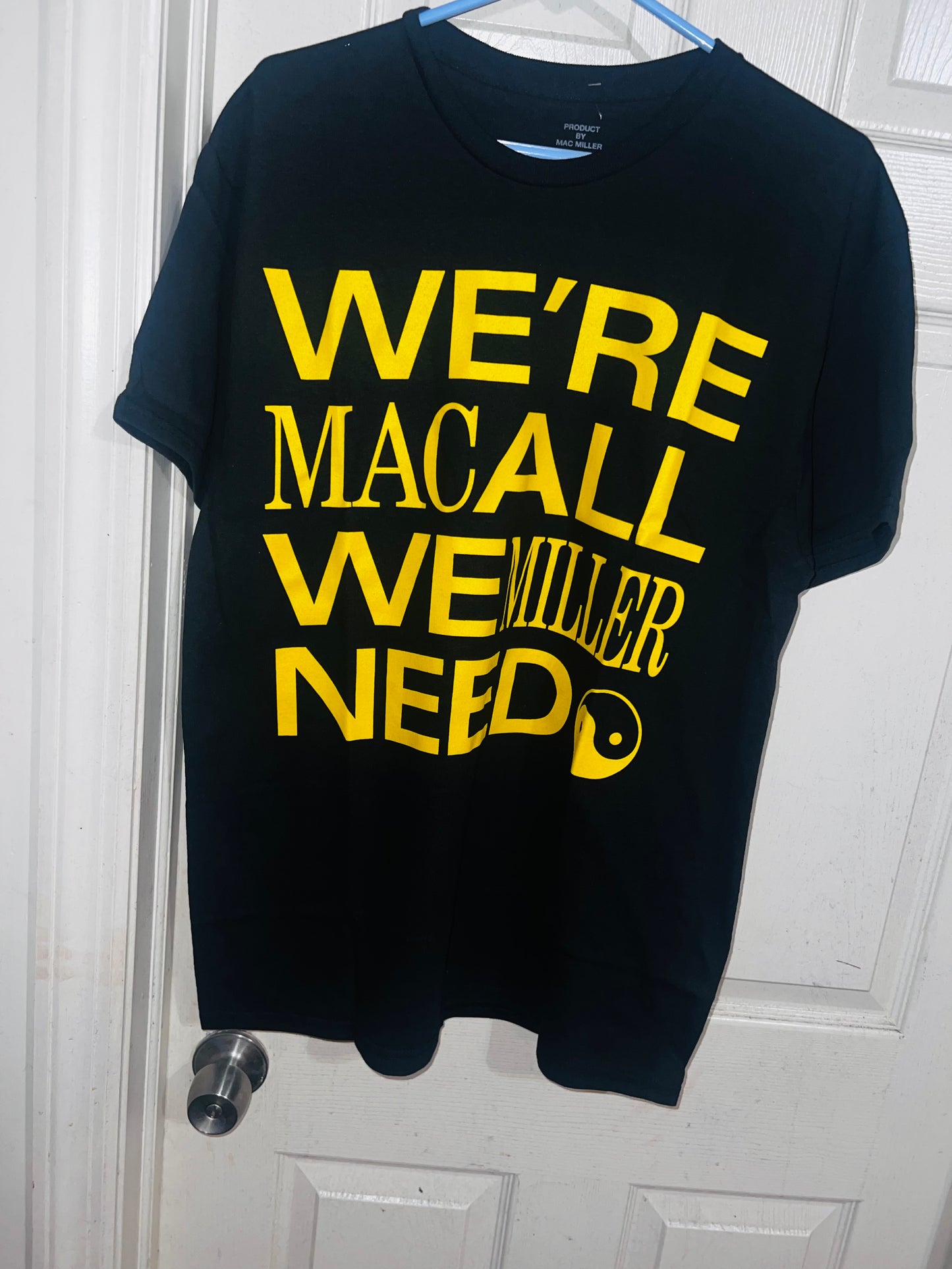 Mac Miller Oversized Distressed Tee
