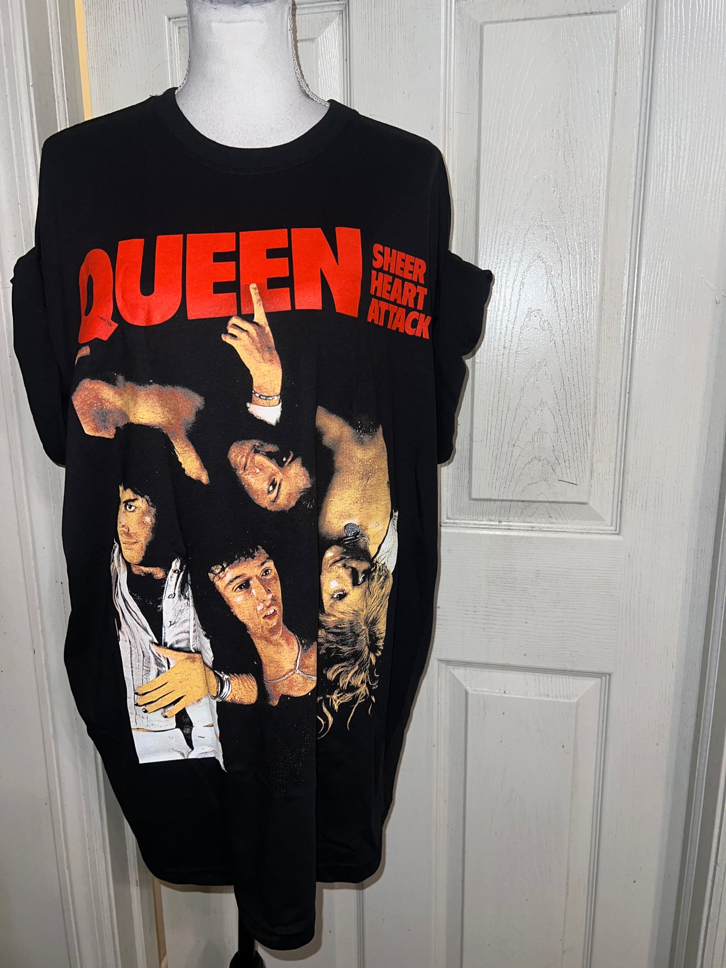 Queen Oversized Distressed Tee