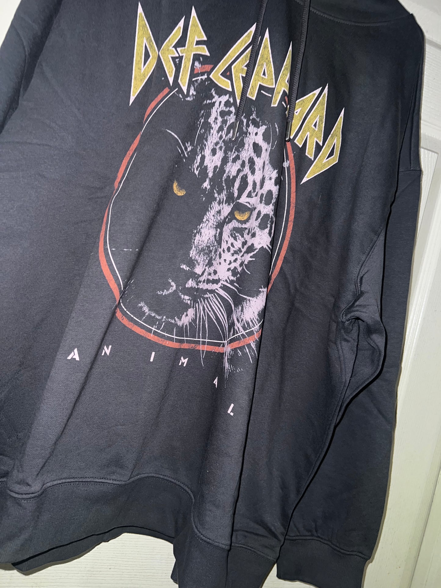 Def Leppard Oversized Hooded Sweatshirt
