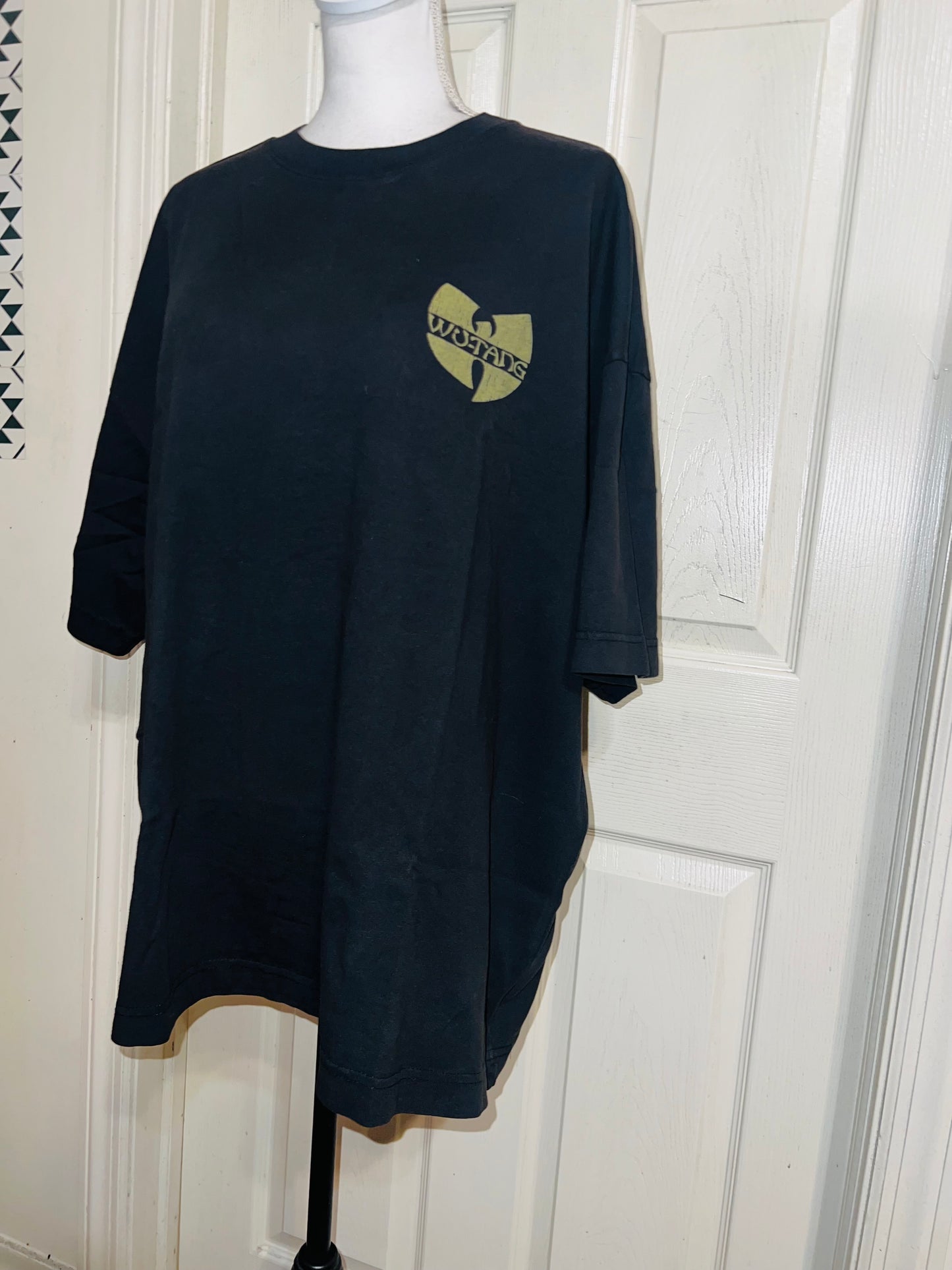 Wu-Tang Clan Double Sided Oversized Distressed Tee