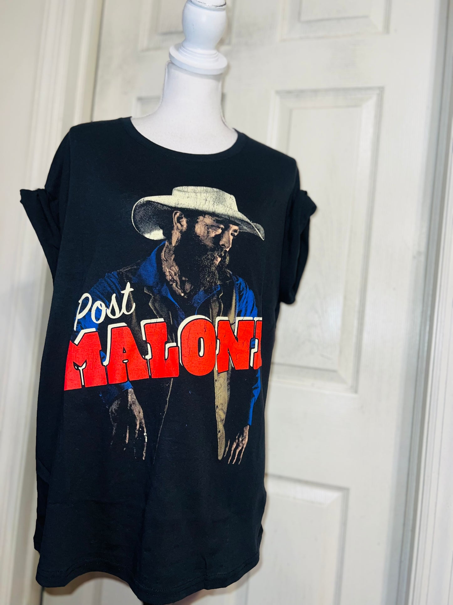 Post Malone Oversized Distressed Tee