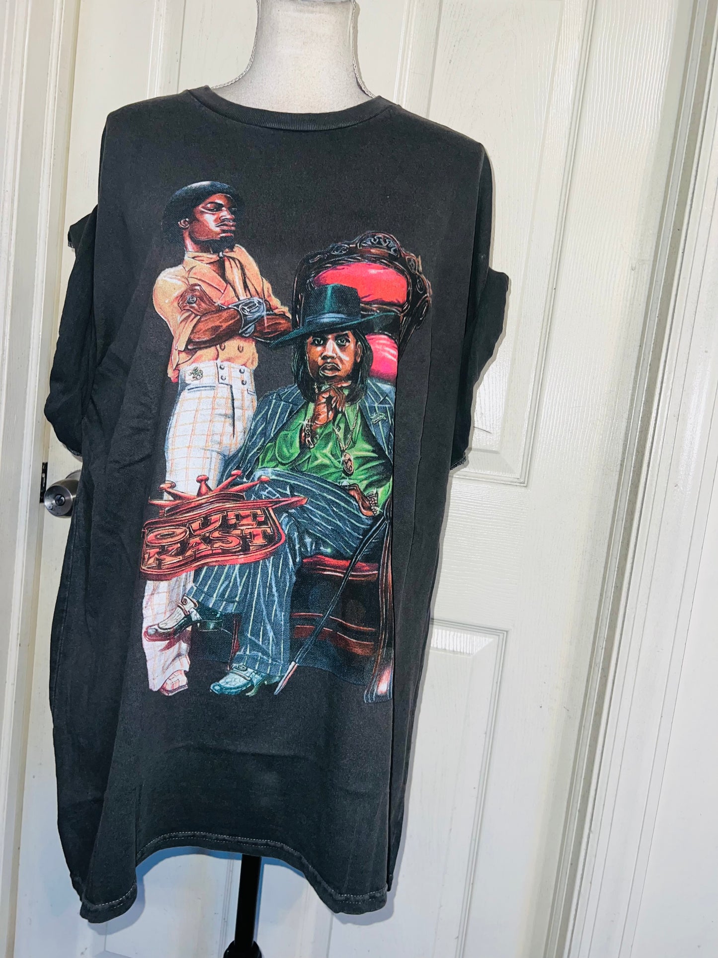 OutKast Double Sided Oversized Distressed Tee