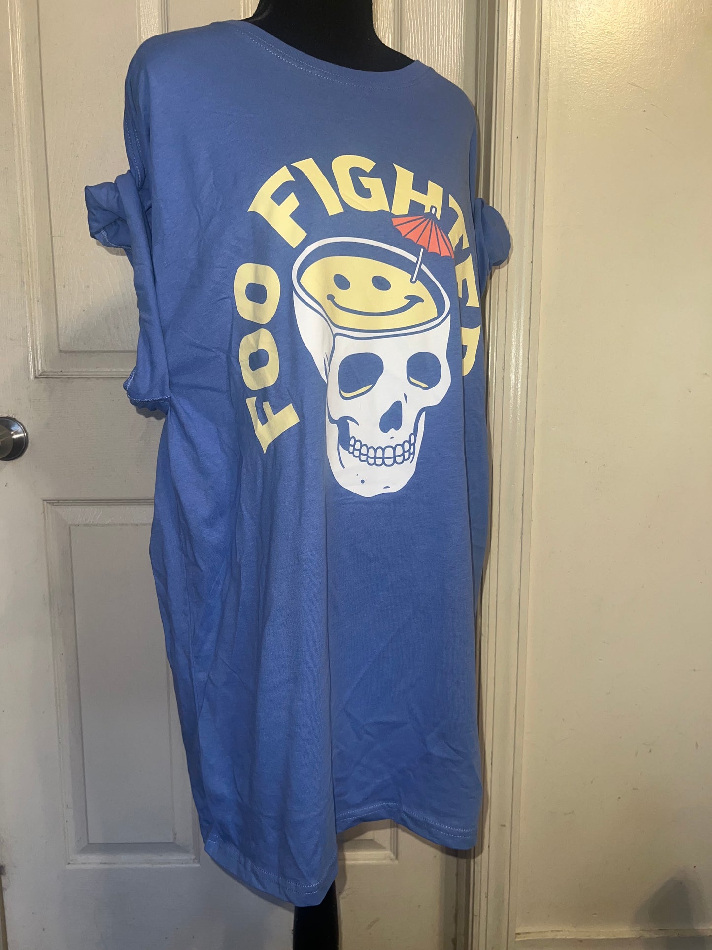 Foo Fighters Oversized Distressed Tee