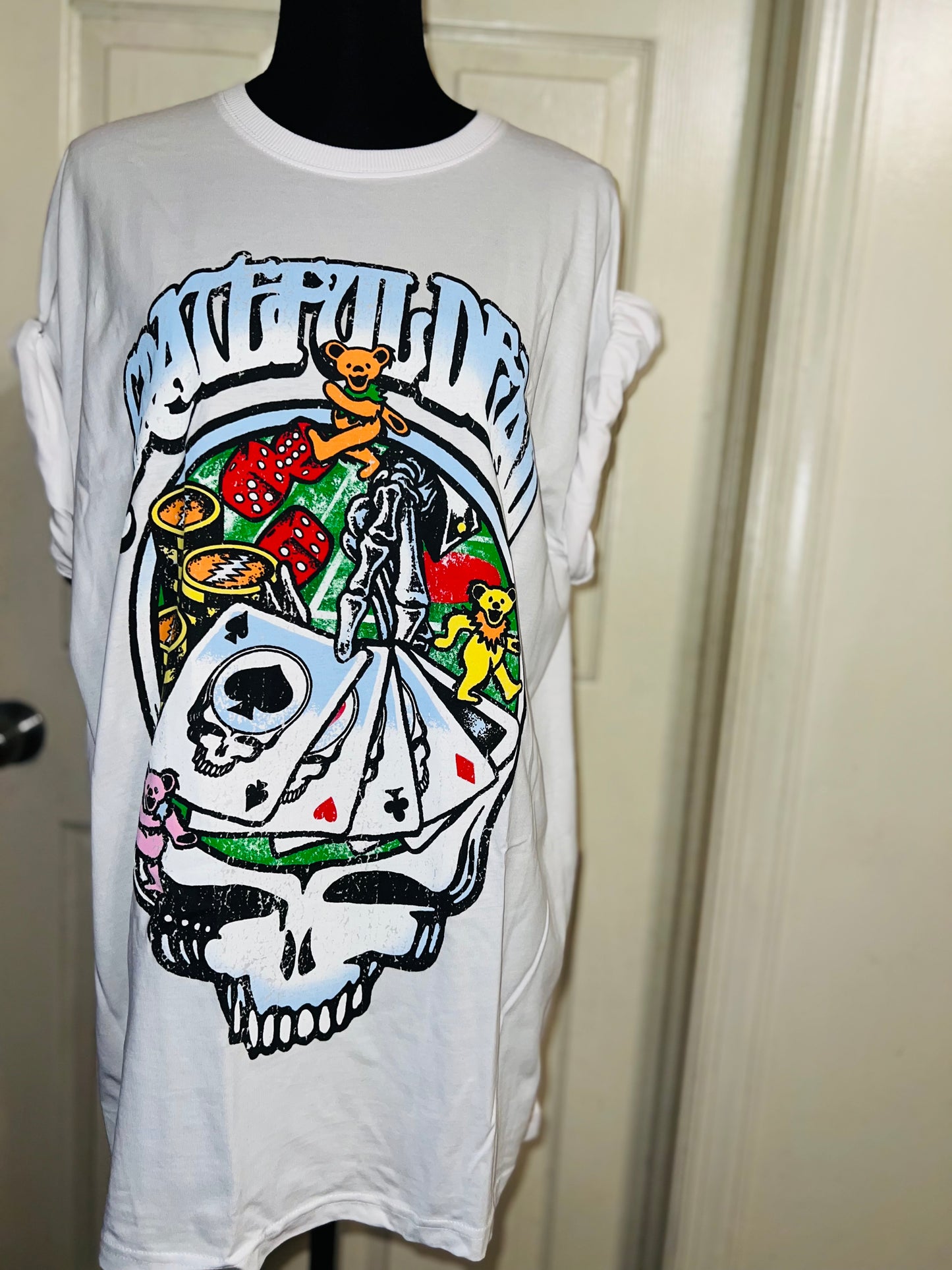 Grateful Dead Oversized Distressed Tee
