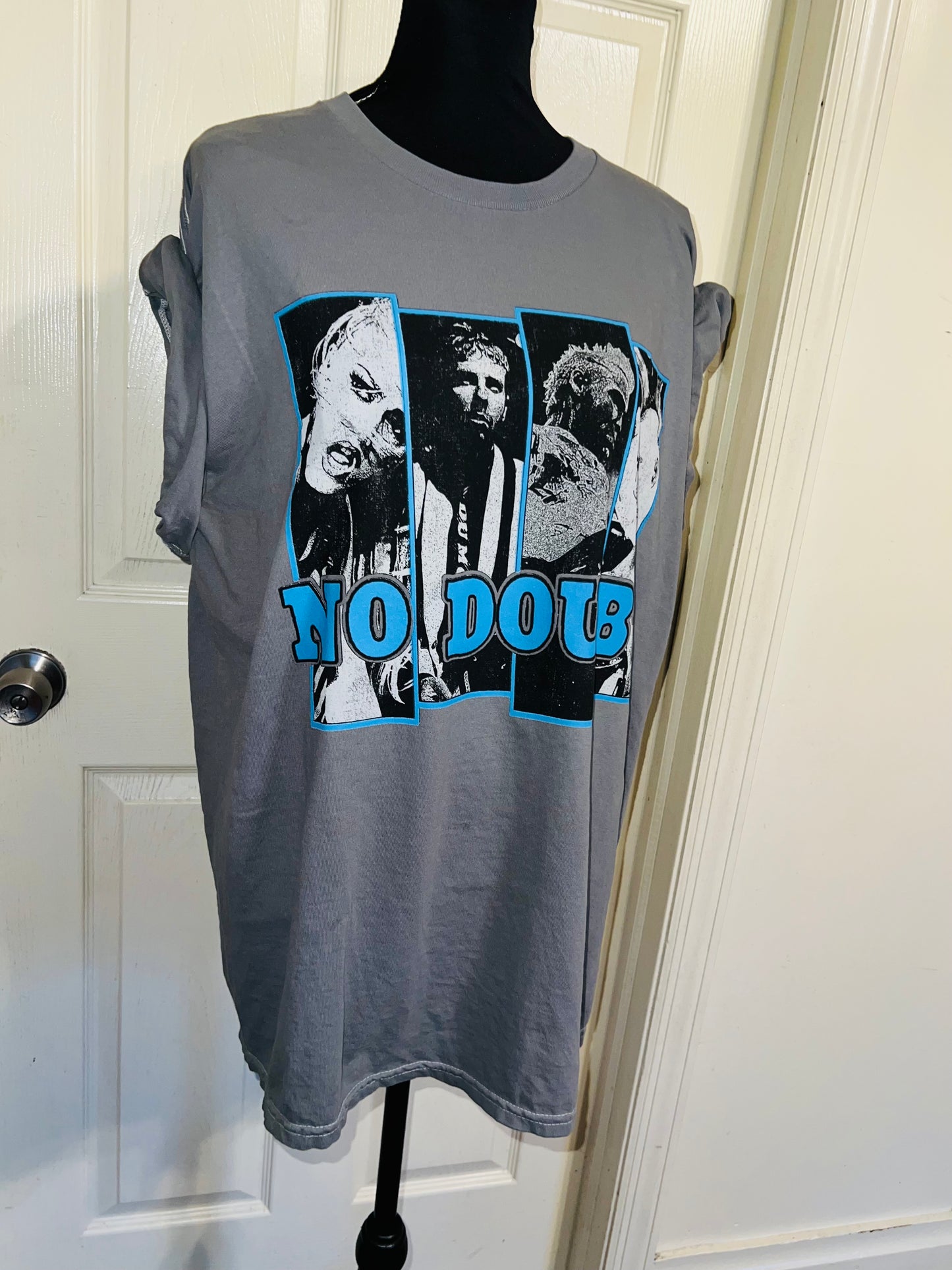 No Doubt Oversized Distressed Tee