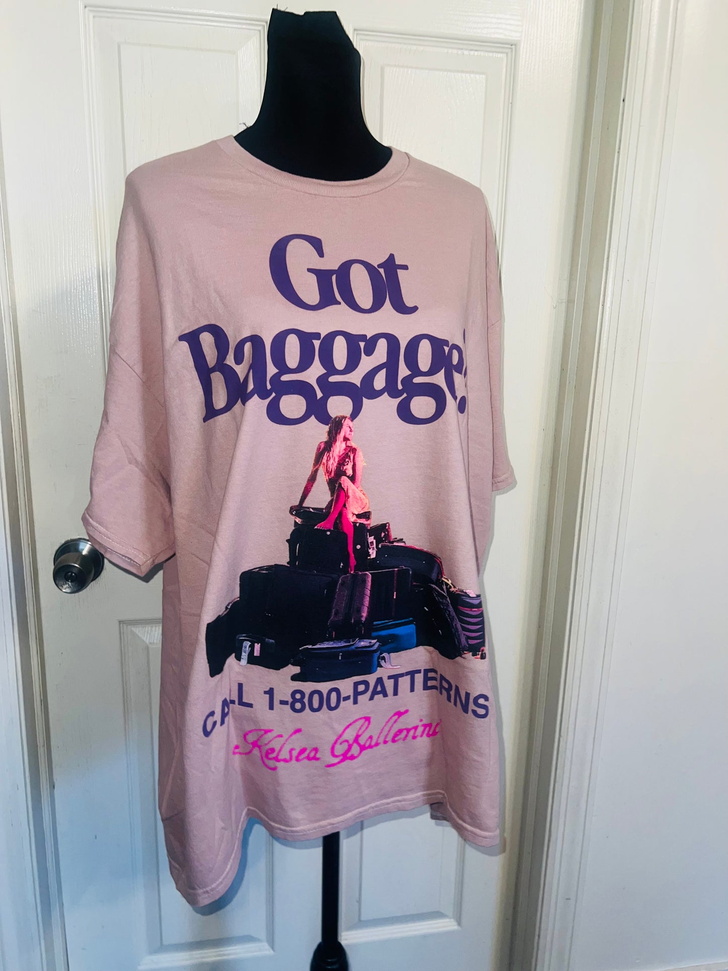 Kelsea Ballerini Oversized Distressed Tee