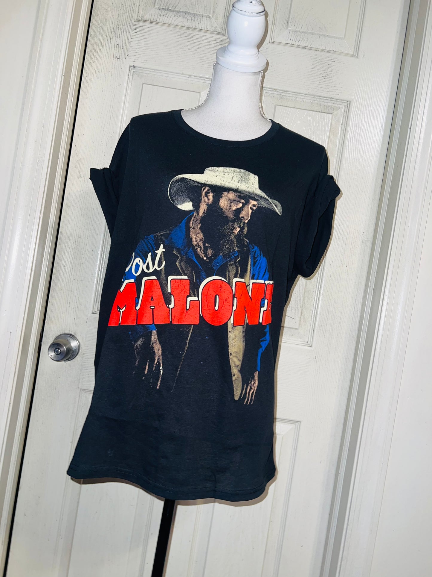 Post Malone Oversized Distressed Tee