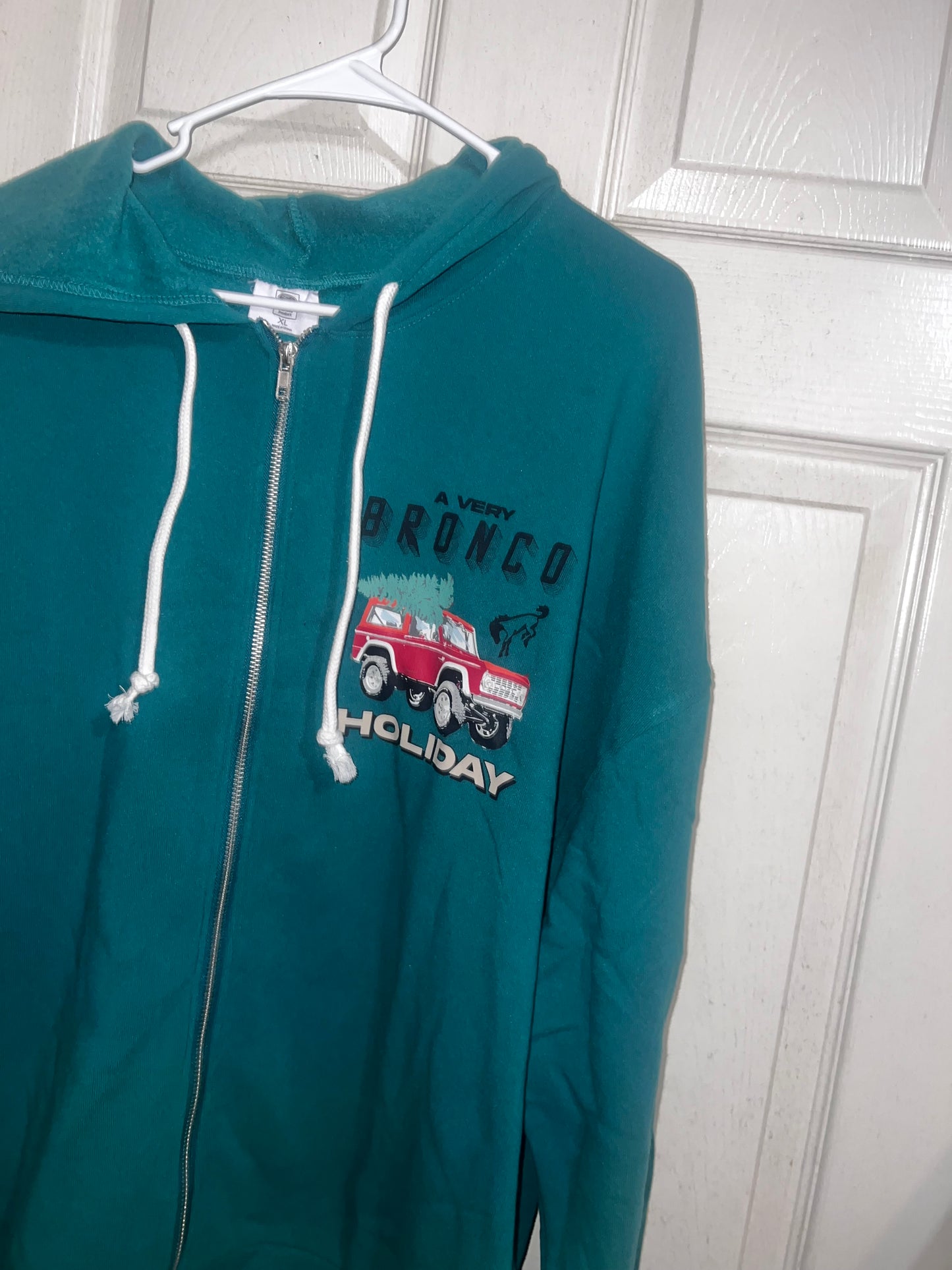 Ford Bronco Double Sided Zip Up Sweatshirt