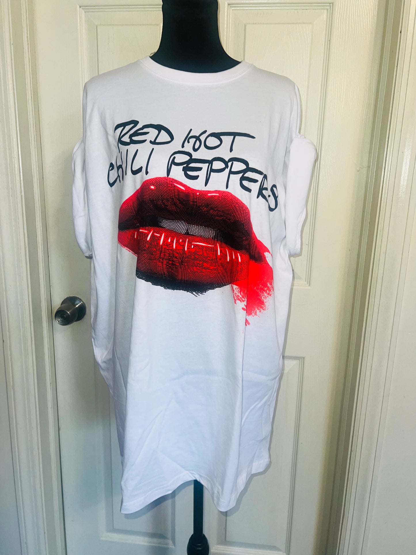 Red Hot Chili Peppers Oversized Distressed Tee