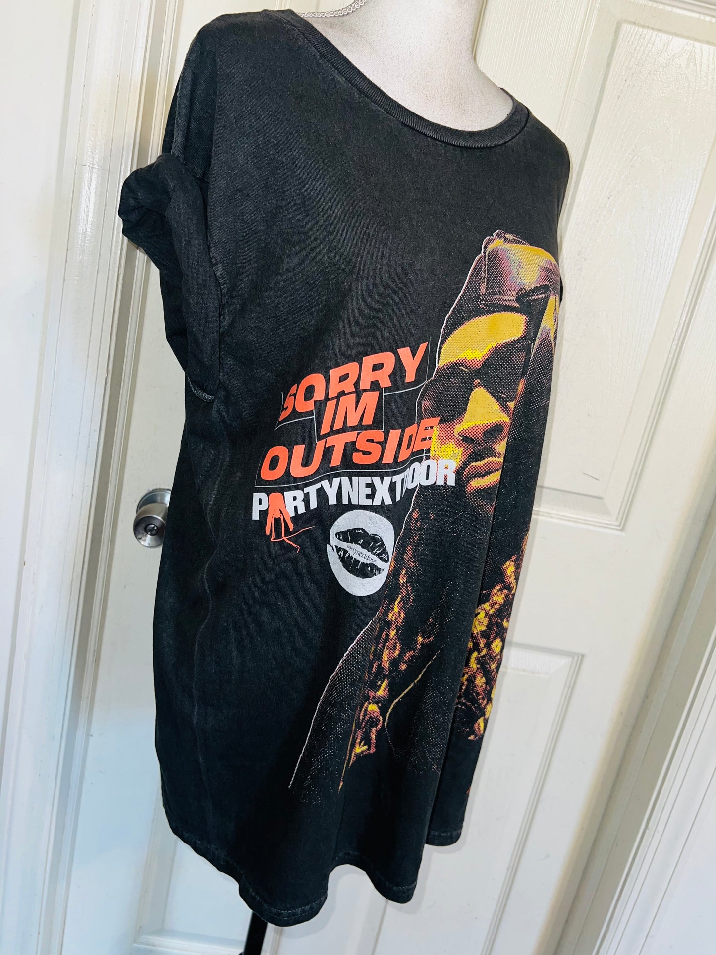 PartyNextDoor Oversized Distressed Tee