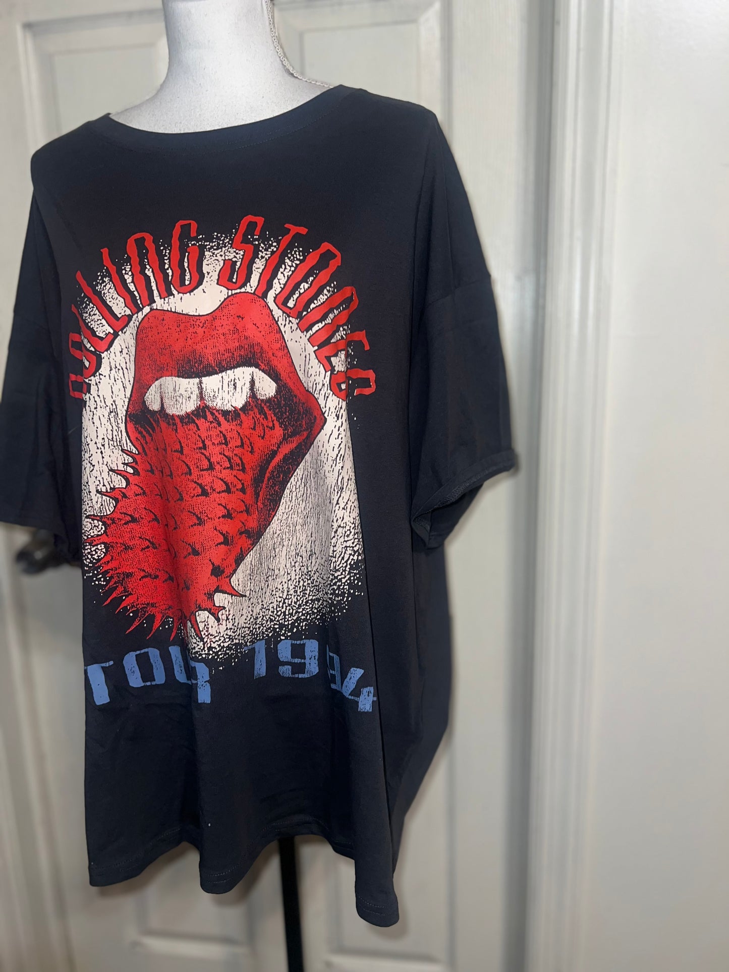 Rolling Stones Oversized Distressed Tee