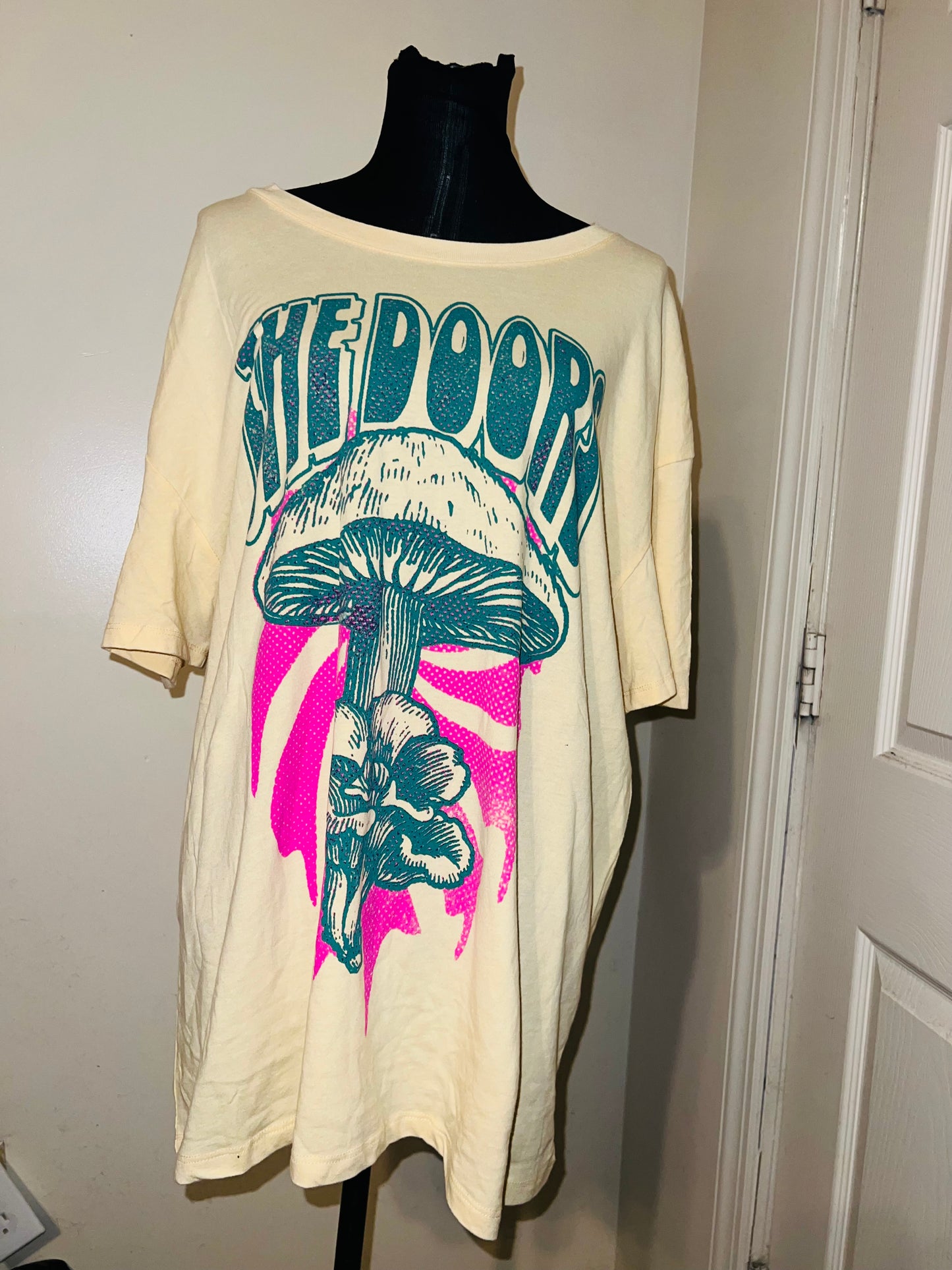 The Doors Double Sided Oversized Distressed Tee