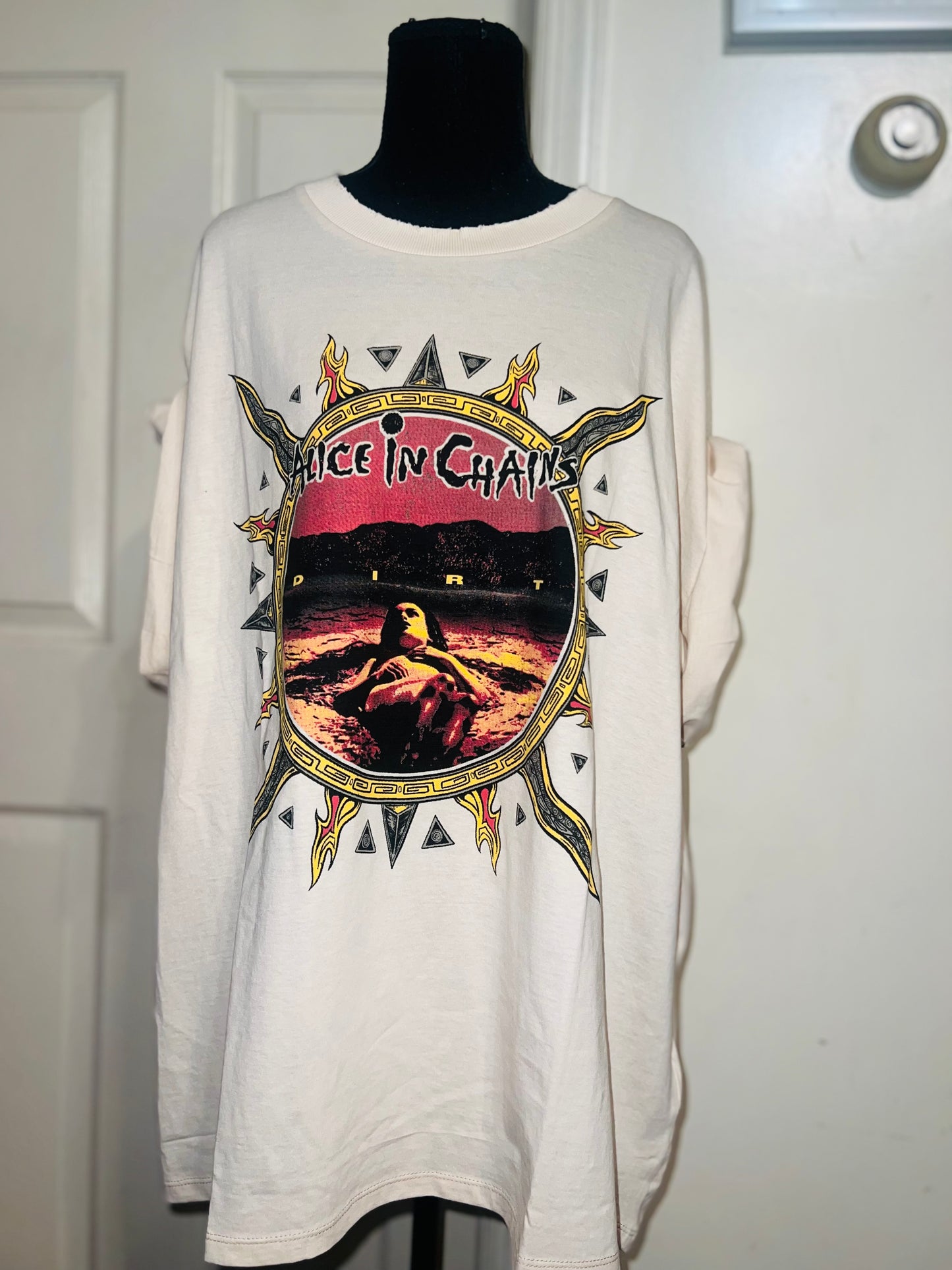 Alice In Chains Oversized Distressed Tee