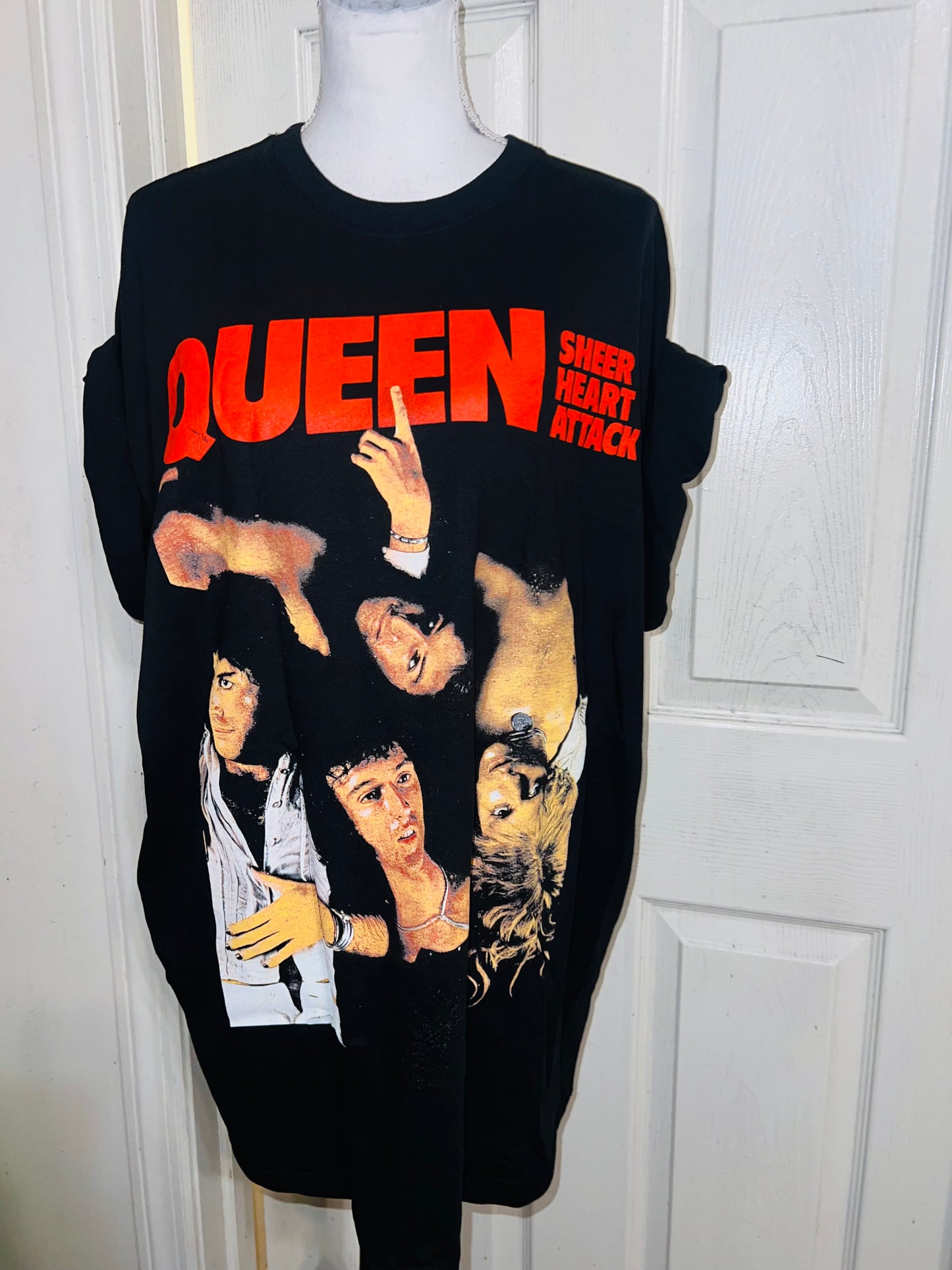 Queen Oversized Distressed Tee