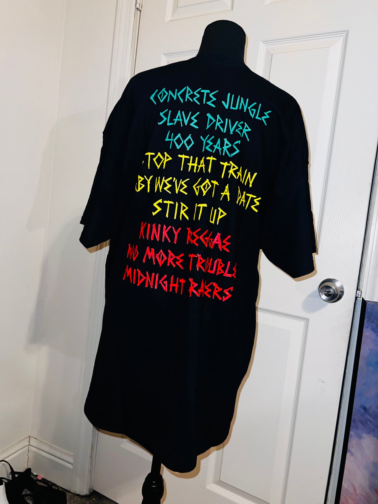 Bob Marley Double Sided Oversized Tee
