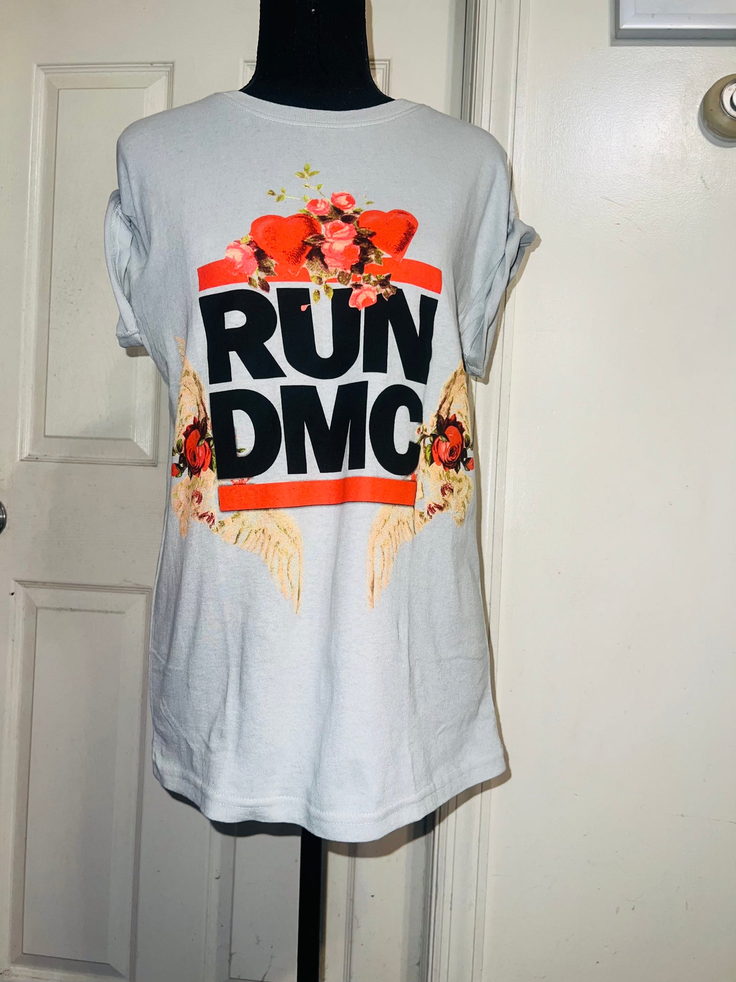 Run DMC Oversized Distressed Tee