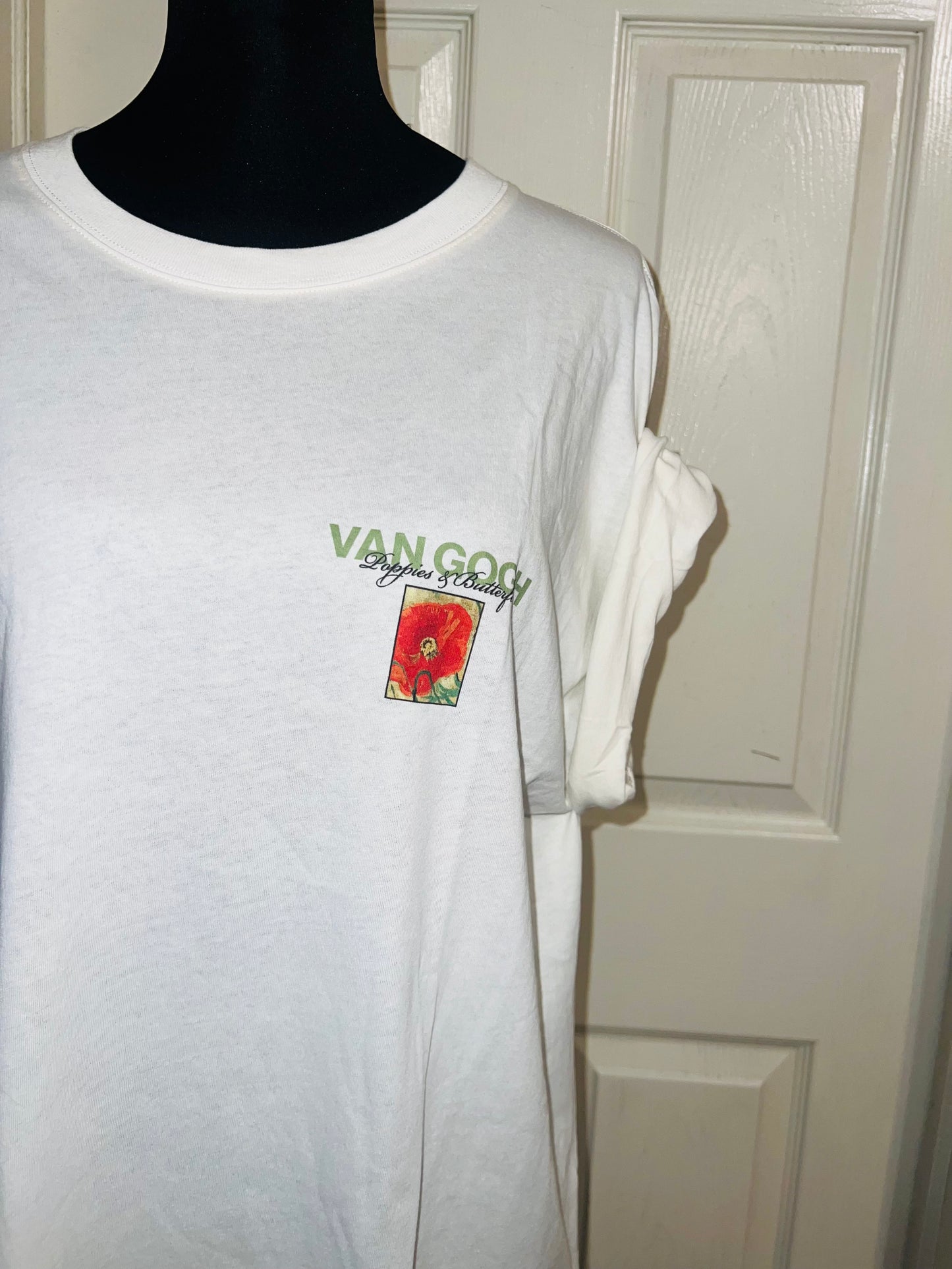 Vincent Van Gogh Double Sided Oversized Distressed Tee