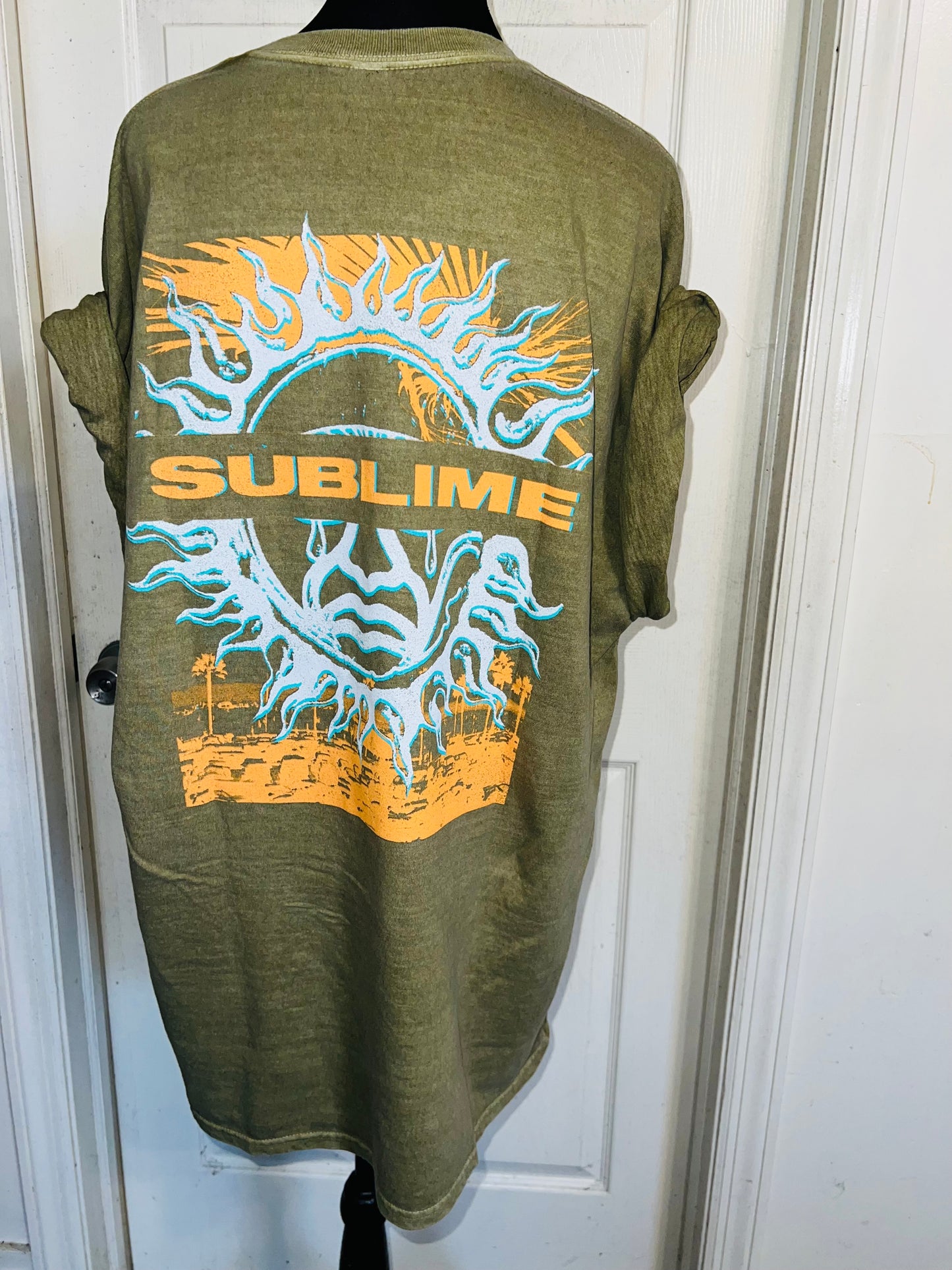Sublime Double Sided Oversized Distressed Tee